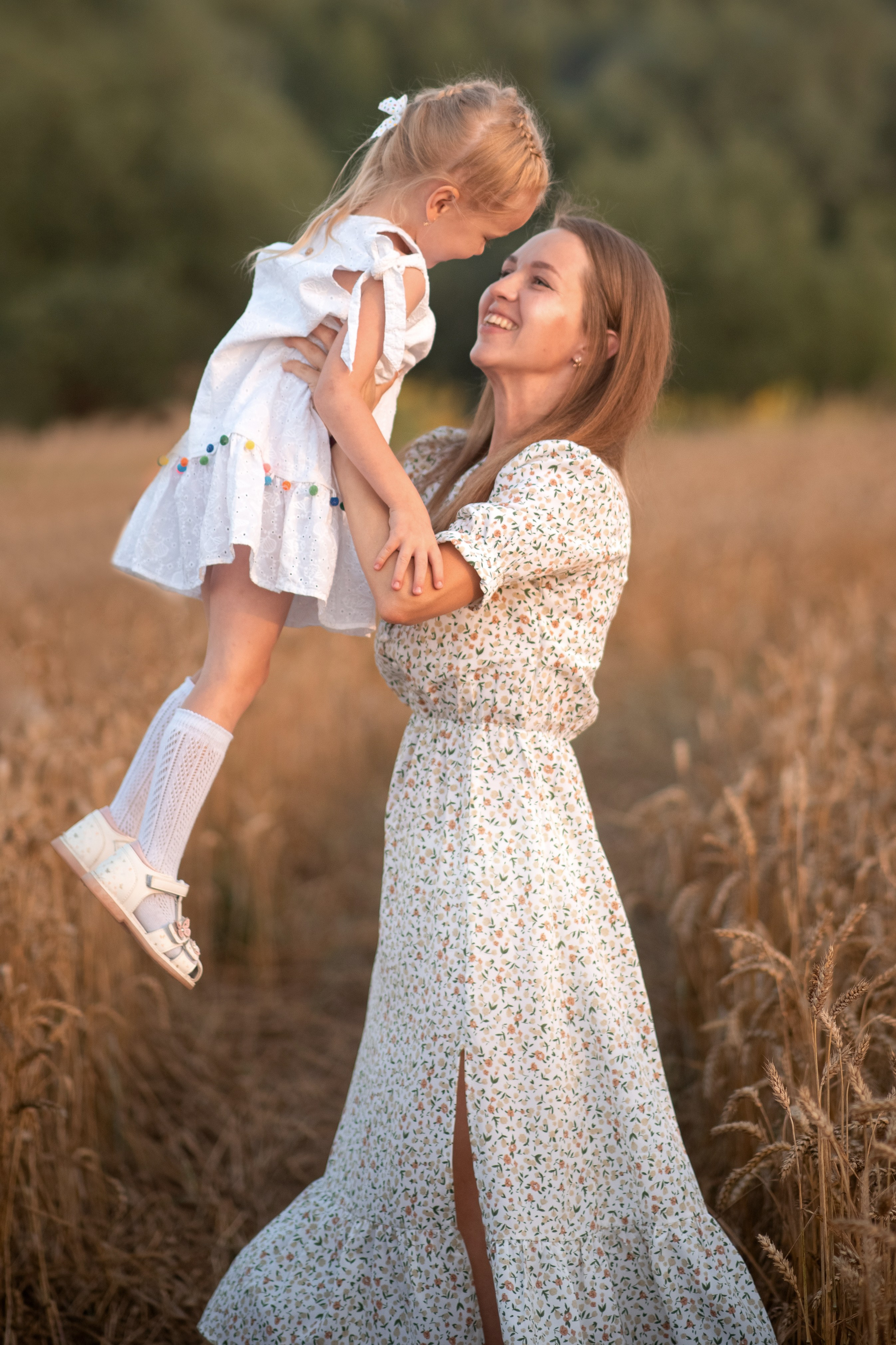 Семейная фотосессия в пшеничном поле. Семейный и детский фотограф в Туле Светлана Воронкова