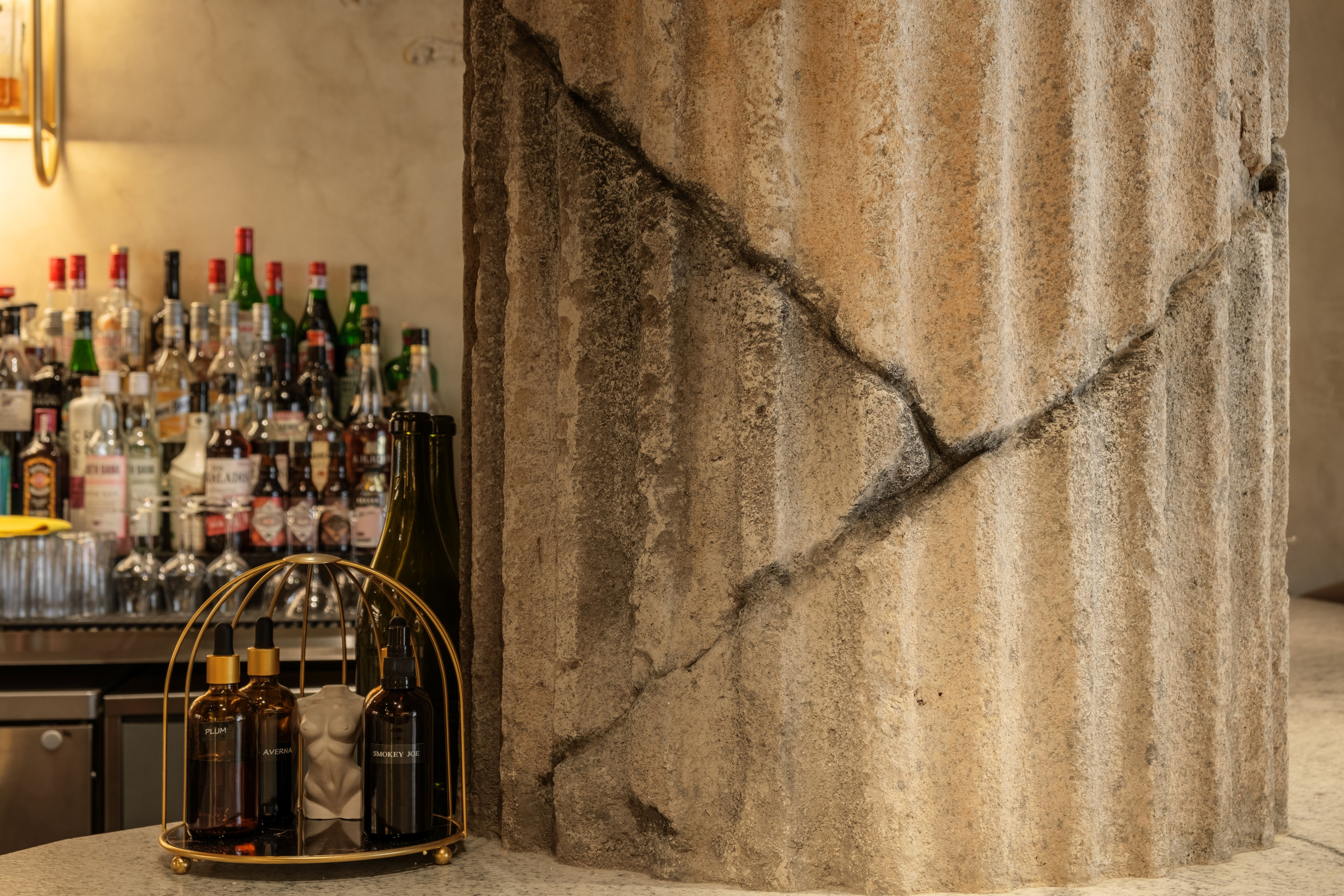 Колонна в баре Tetto