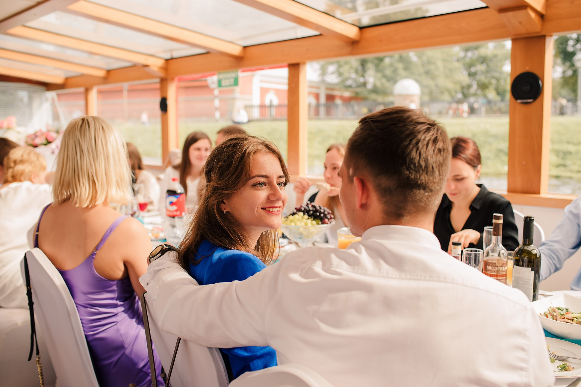 Юля и Андрей. Банкет на воде. Семейный и Свадебный фотограф. Санкт-Петербург. Пушкин