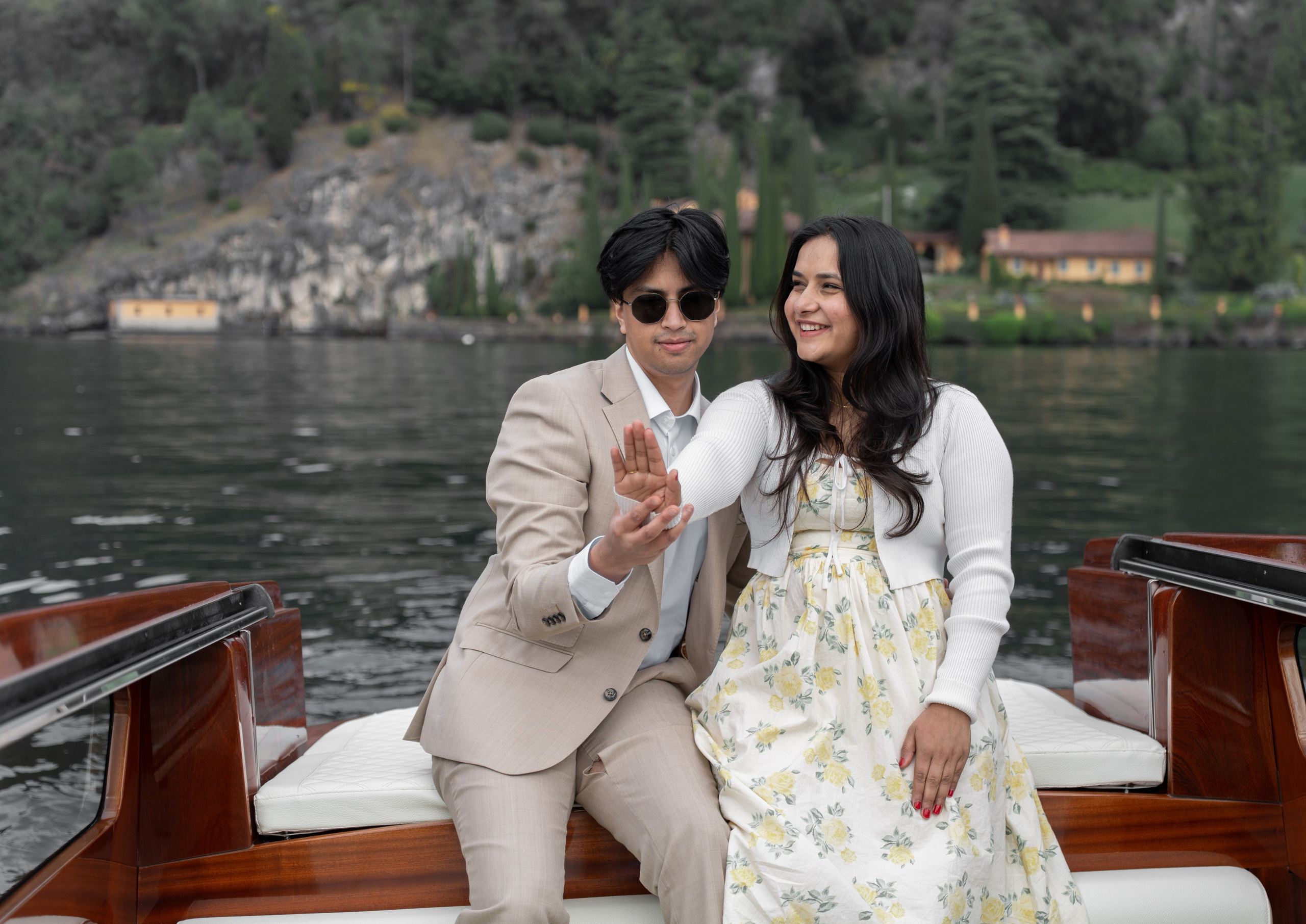 Addy & Fiance. Maria Anistratova | Destination Photographer, Videographer & Drone Pilot — Lake Como