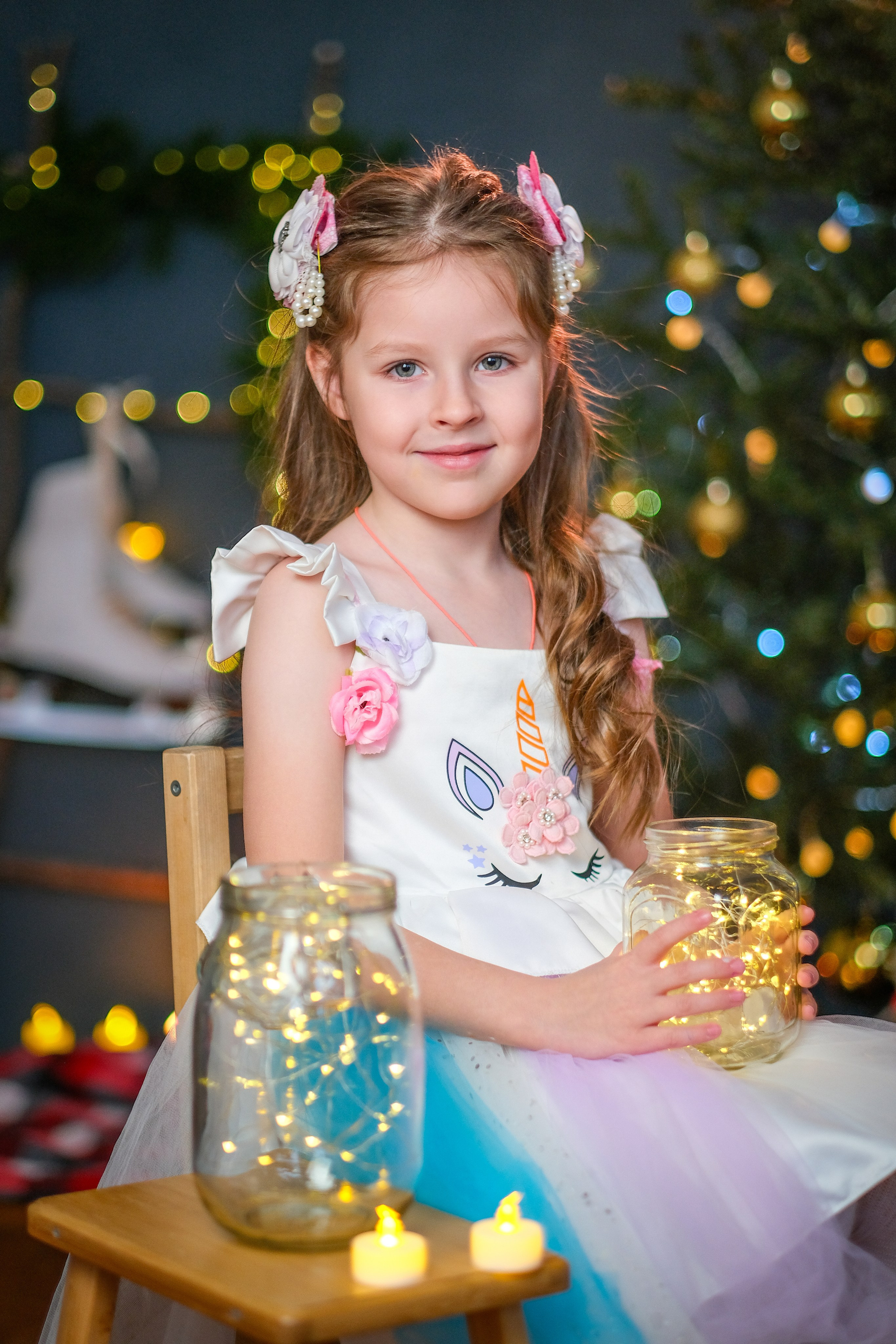 Детская новогодняя фотосессия