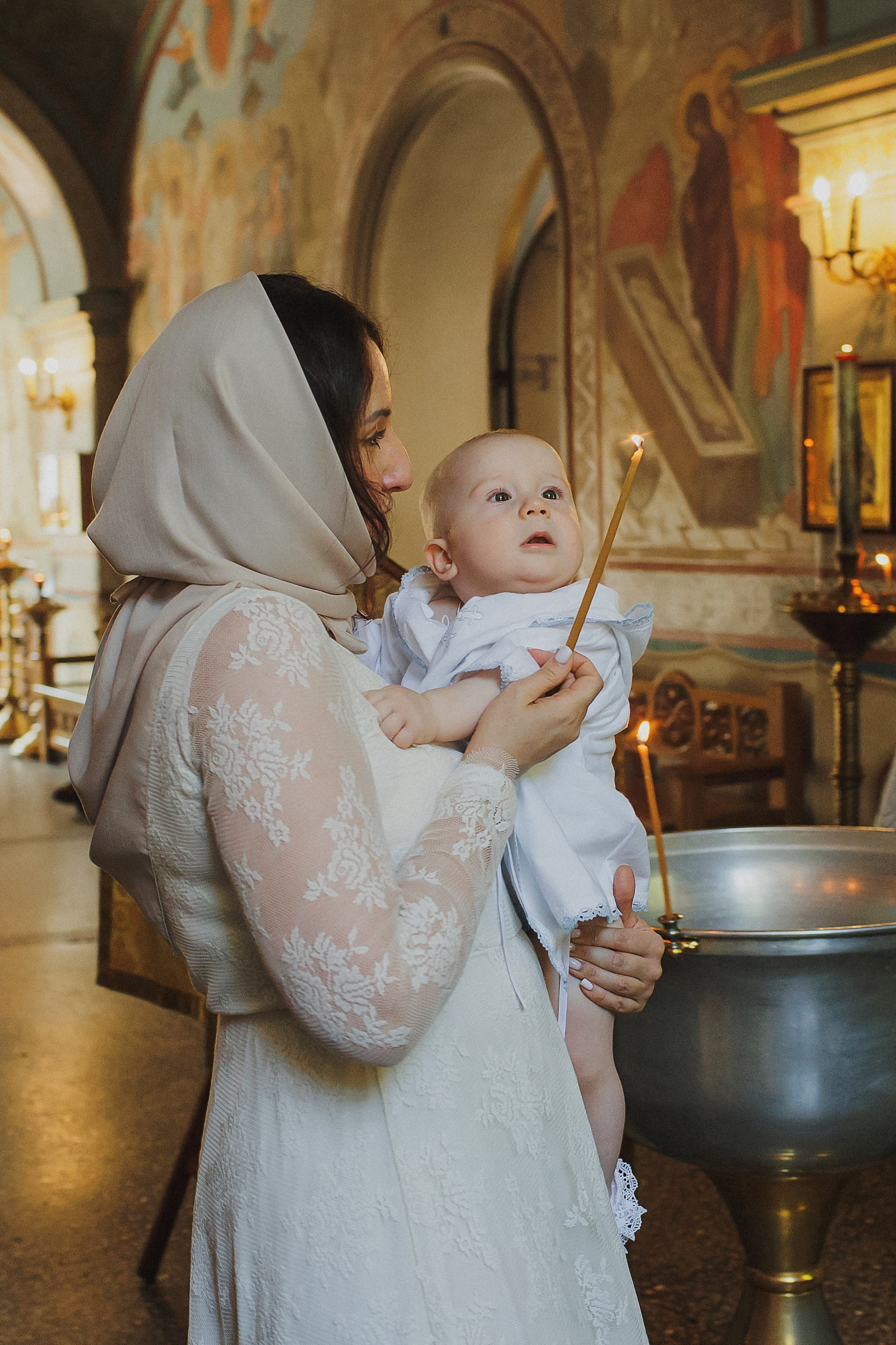 Таинство крещения в Люберцах и Москве. Фотограф в Москве и Люберцах Анна Ушакова