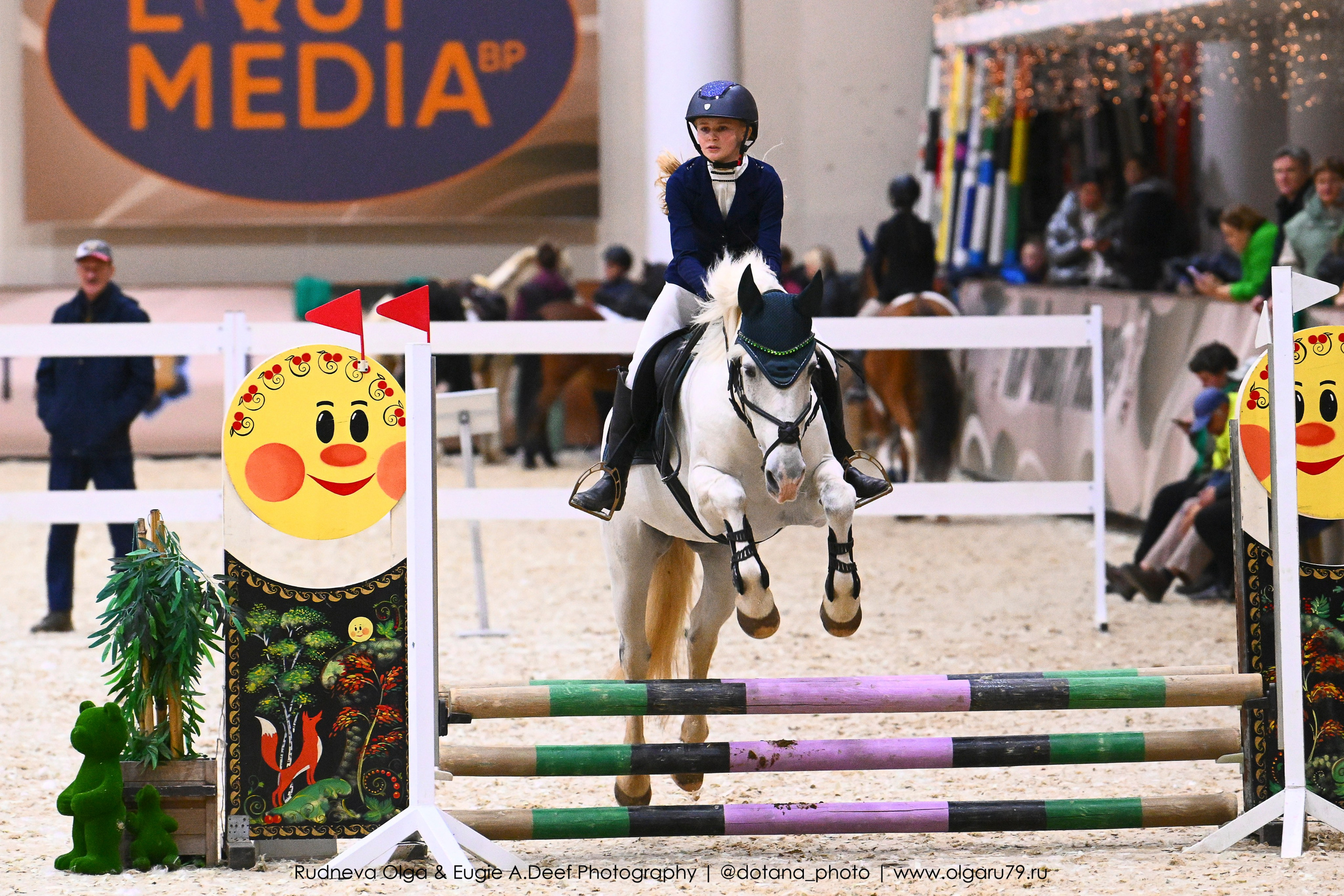 17-19 ОКТЯБРЯ 2025 Г — ХРУСТАЛЬНЫЙ ПОНИ (2-ЭТАП). ТУРНИРНАЯ КОННАЯ ФОТОГРАФИЯ, Руднева Ольга и Евгений Адеев
