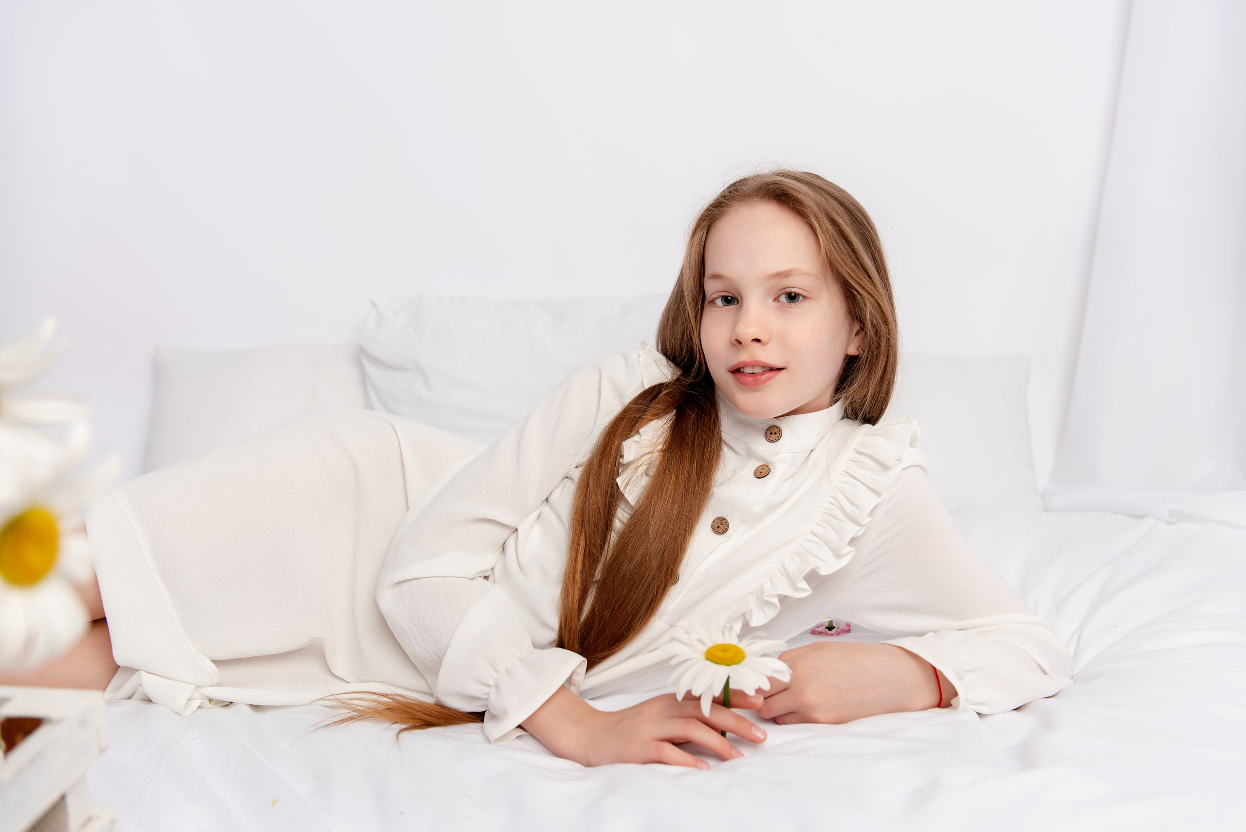 Ромашки. Детский фотограф в Долгопрудном и Москве