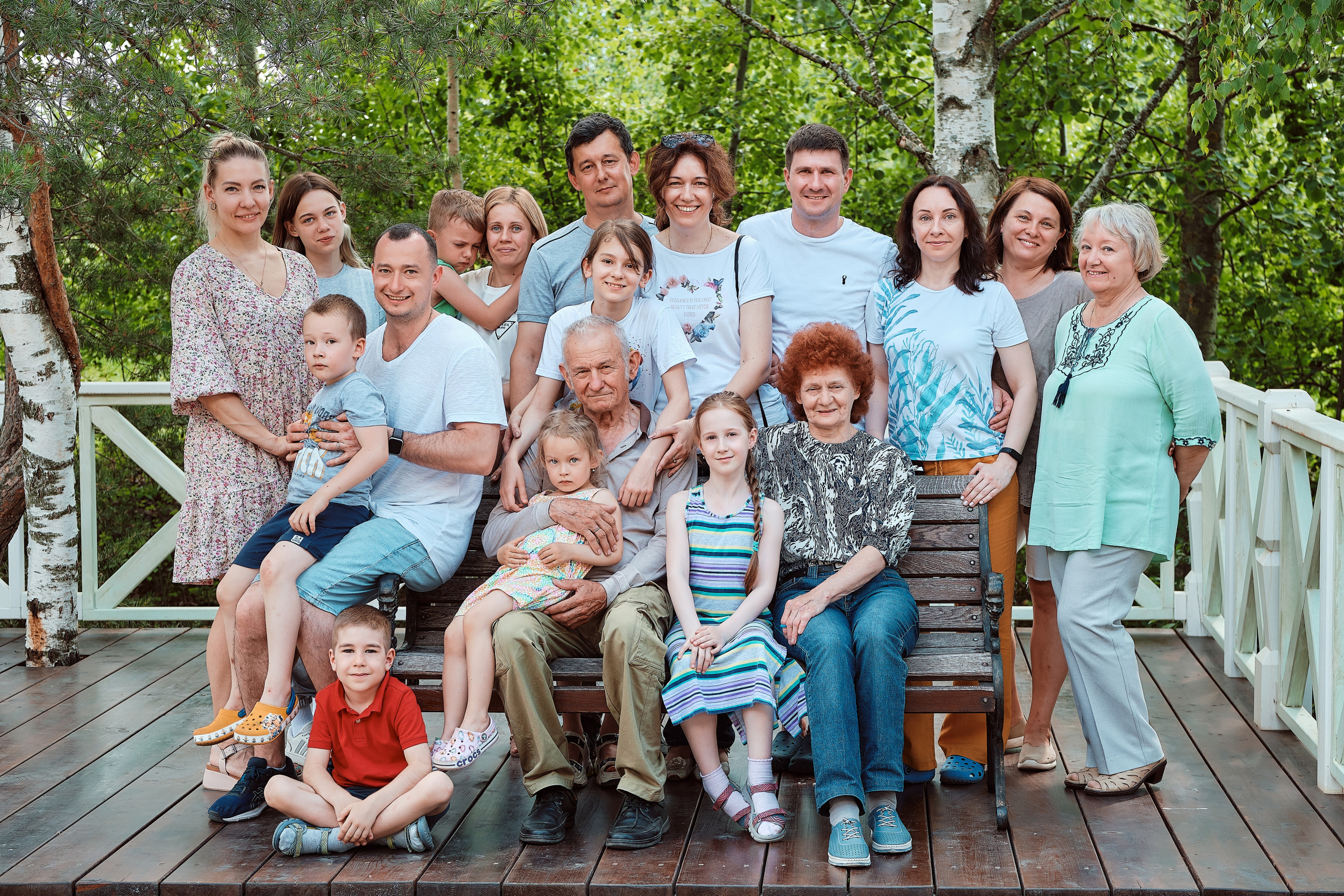 Семейная фотография. Семейный портретный свадебный фотограф Дмитрий Тимченко. Студия / фото