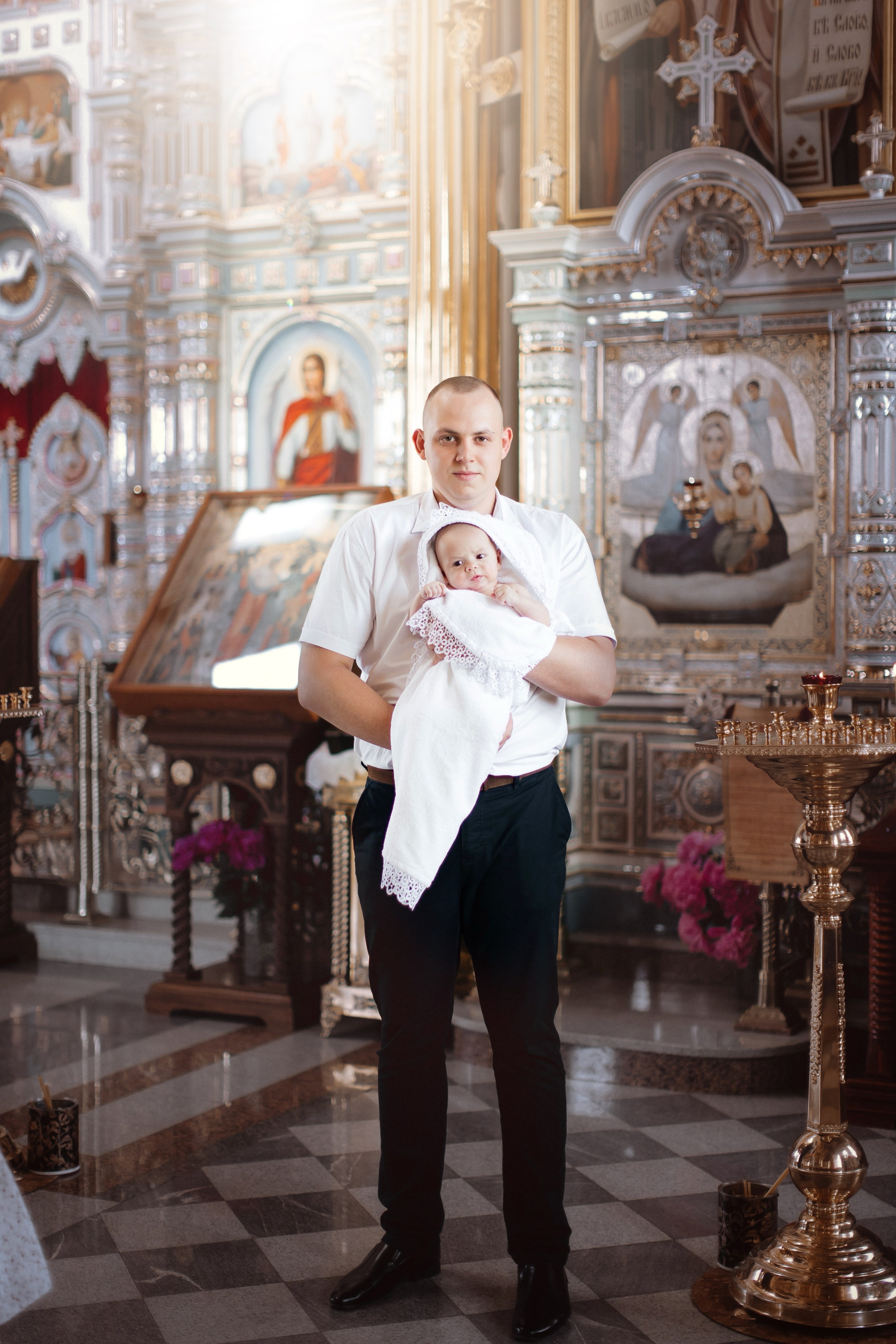 Таинство Крещения. Фотограф Лиана Артемова в Пензе