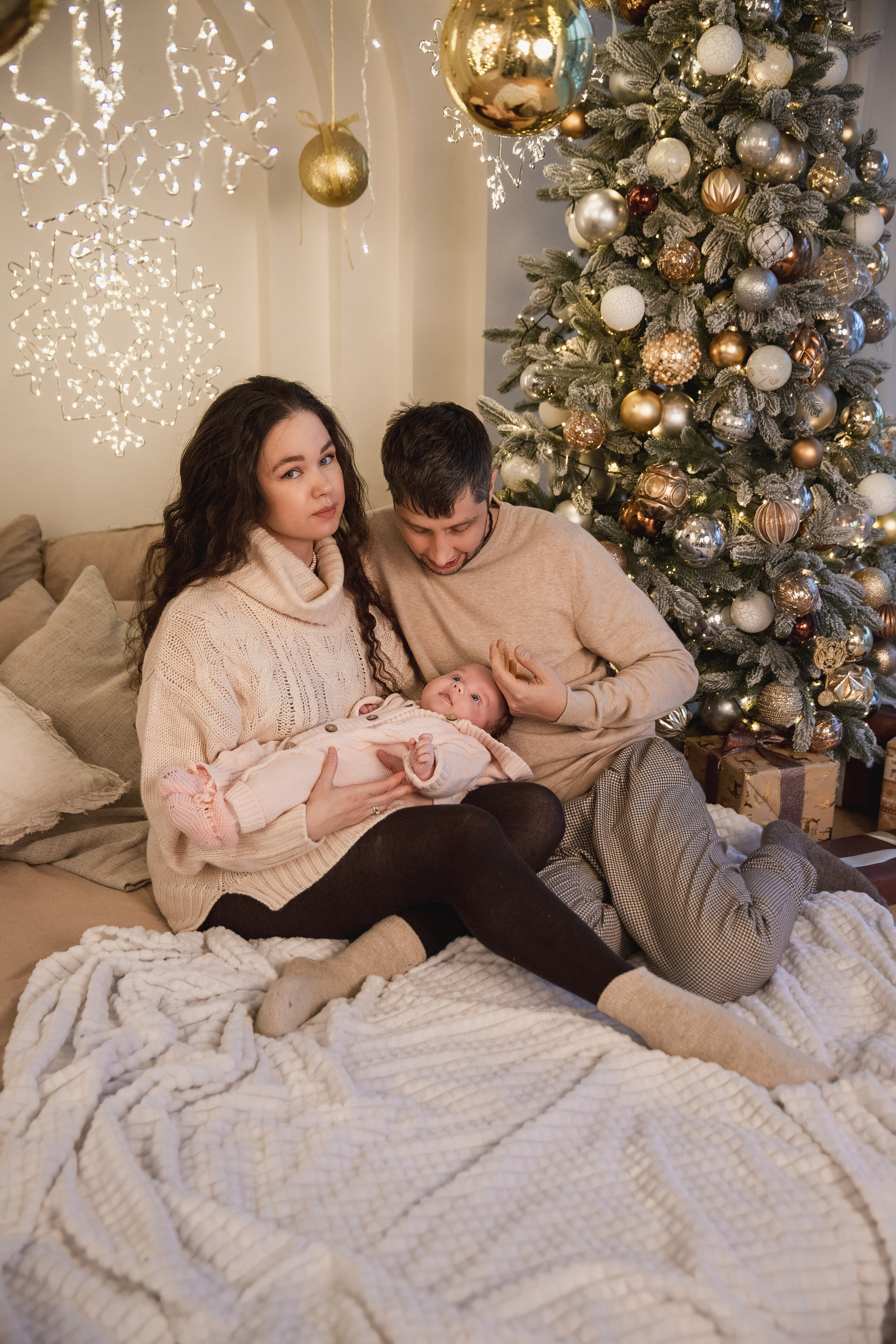 Новогодняя с малышкой. Свадебный и портретный фотограф в Москве Мария Кравченко