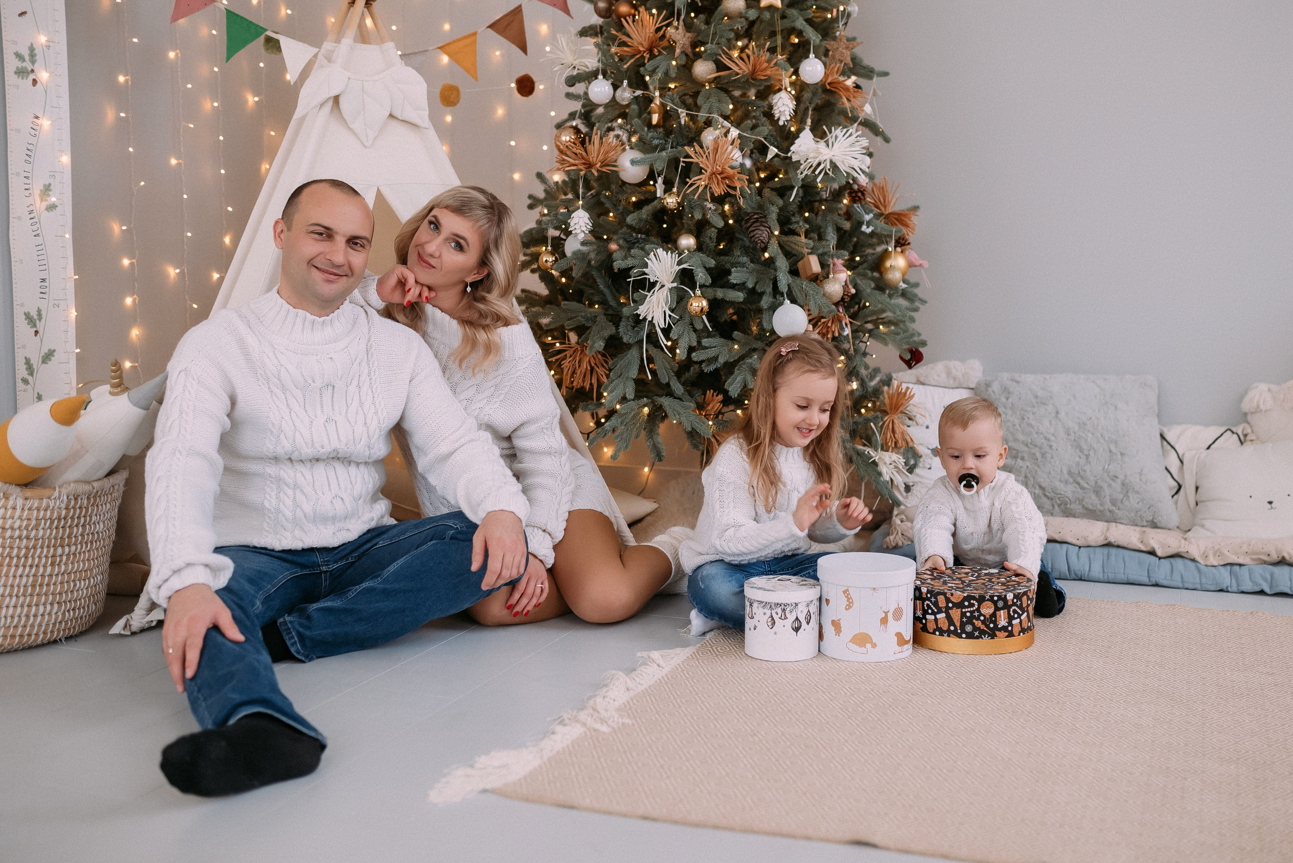 Семейная новогодняя съёмка. Свадебный и семейный фотограф в Симферополе Дарья Маркова