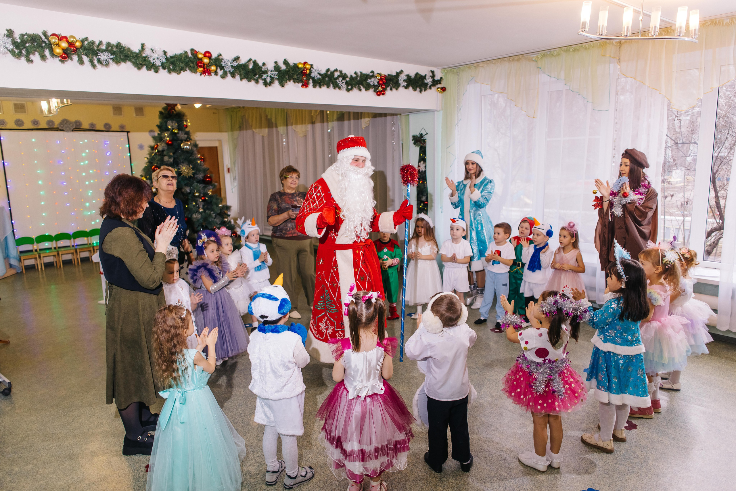 Новогодние утренники в детском саду. Свадебный и семейный фотограф Яна Стражева. Волгоград, Москва