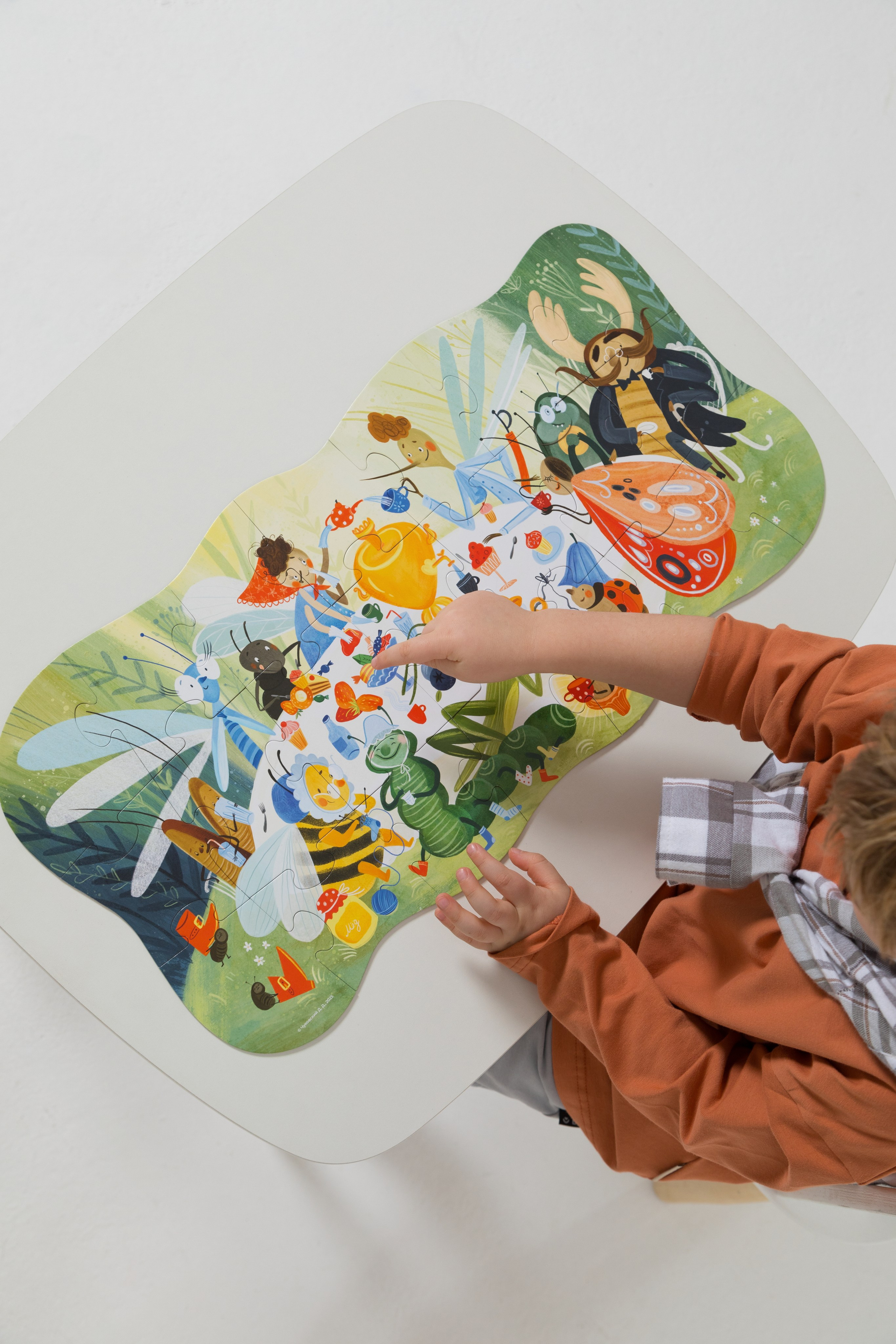 Имиджевая и каталожная съёмка для бренда детских пазлов. Детский и контент фотограф Надя Волкова Санкт-Петербург