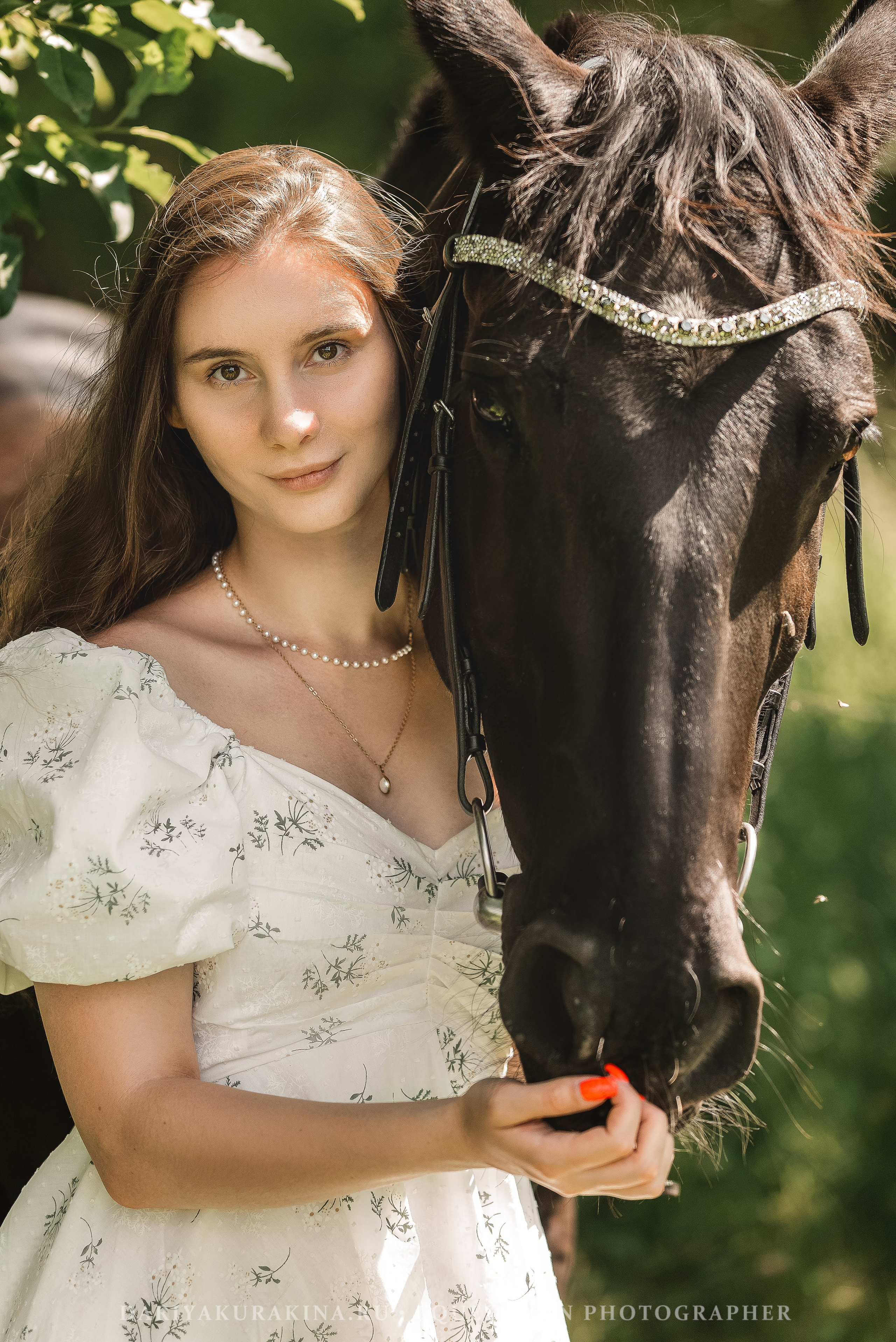 Маша и Блэк Джек. Конный фотограф Куракина Дарья • Фотосессии с лошадьми