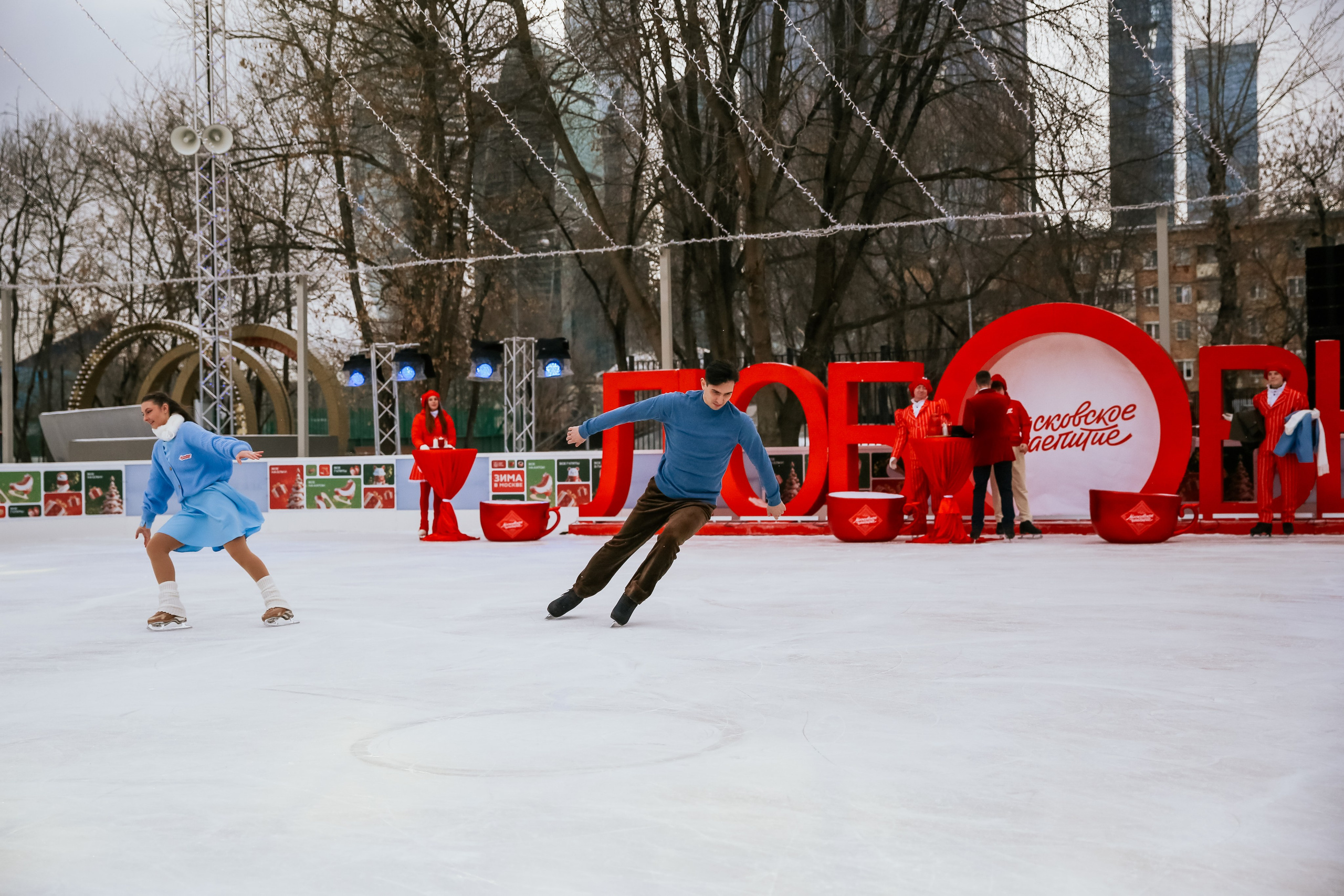 Ледовое шоу Сити каток Московское Чаепитие. Фотограф и видеограф Анна Домашенко
