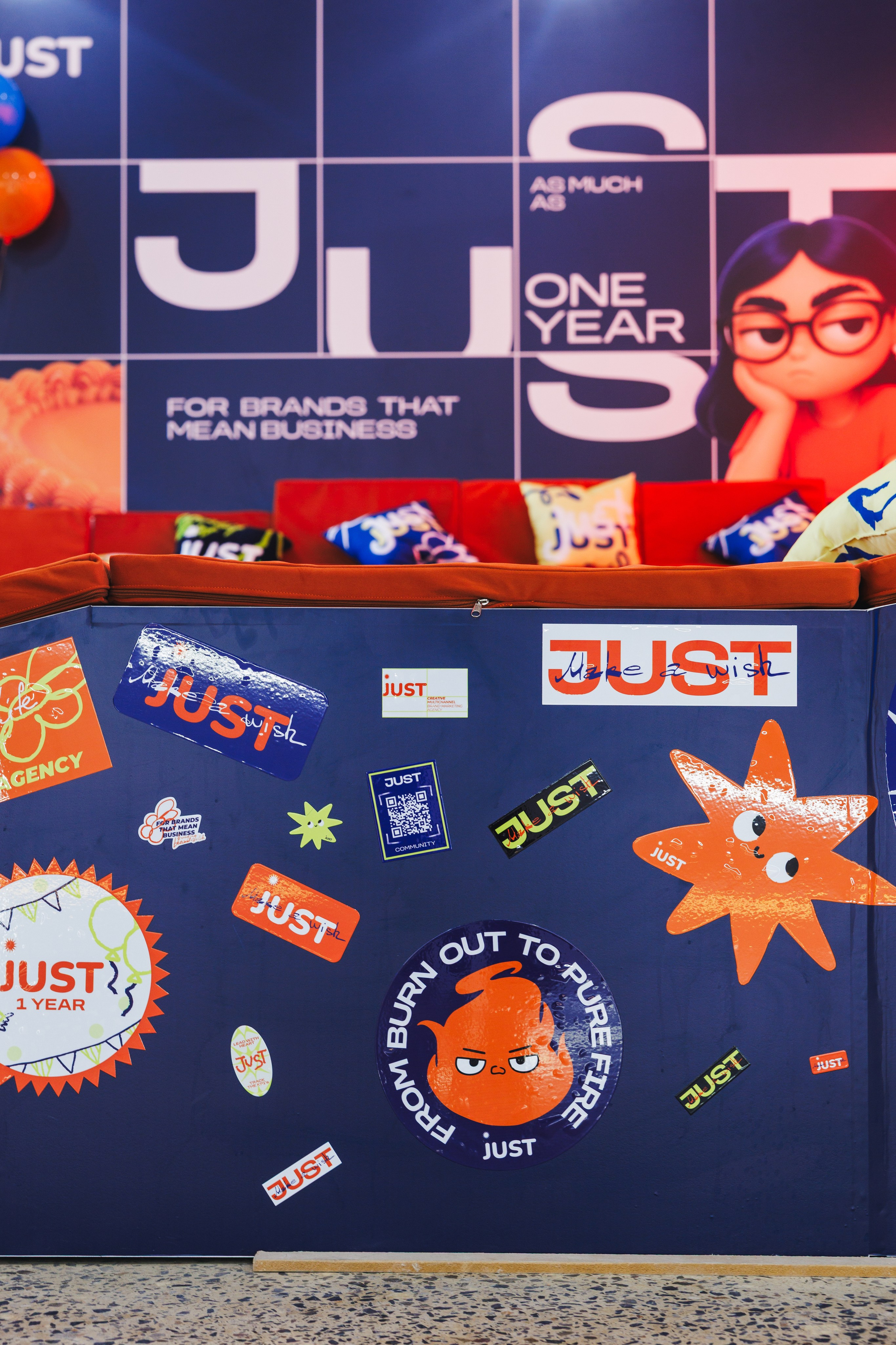 JUST ONE YEAR | MAC Yerevan. JUST BRAND AGENCY