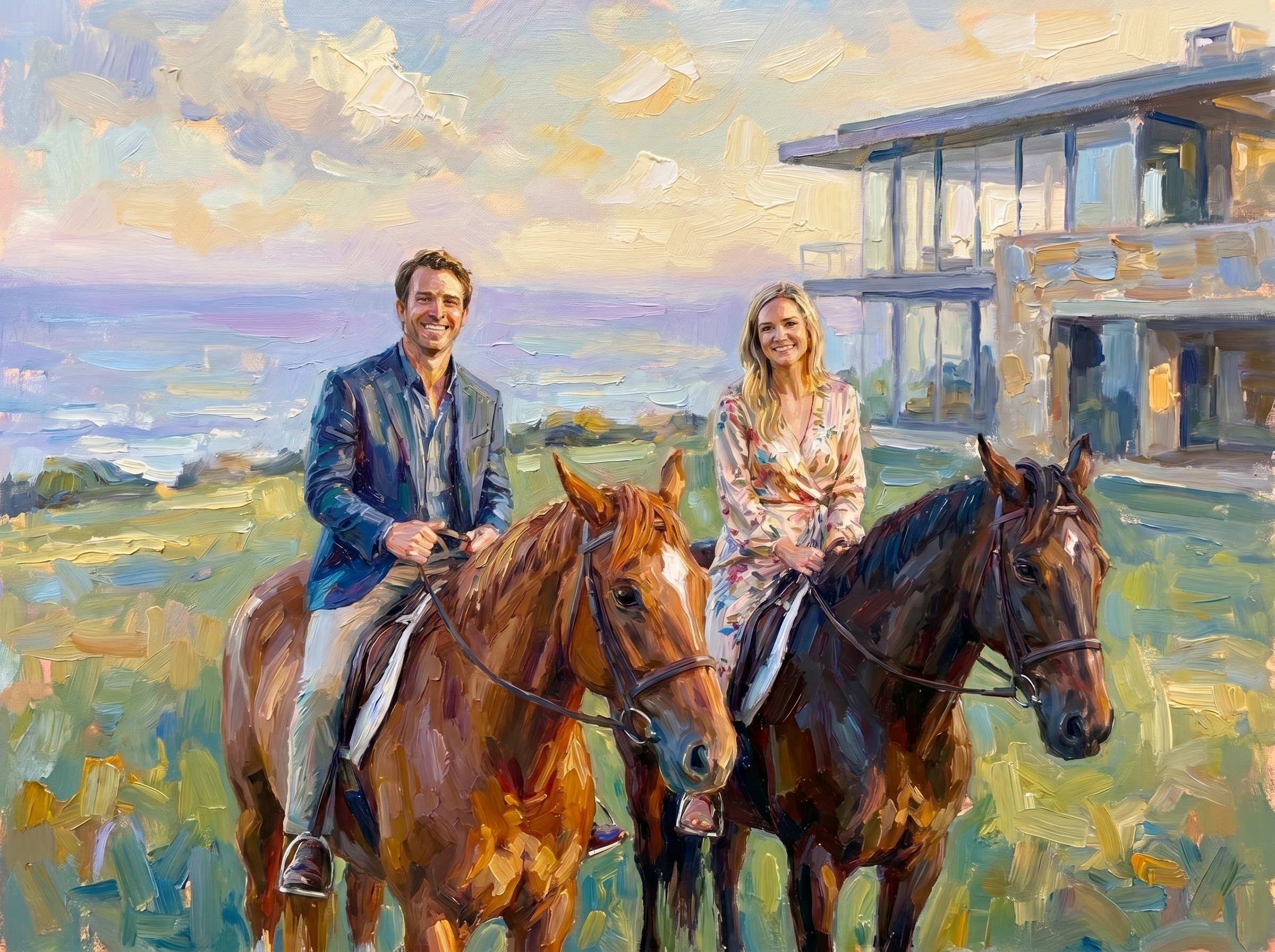 SIGNATURE LEGACY. Exclusive Closing Gifts for Top Realtors | Custom House Portraits by Yulia Yurchevskaya