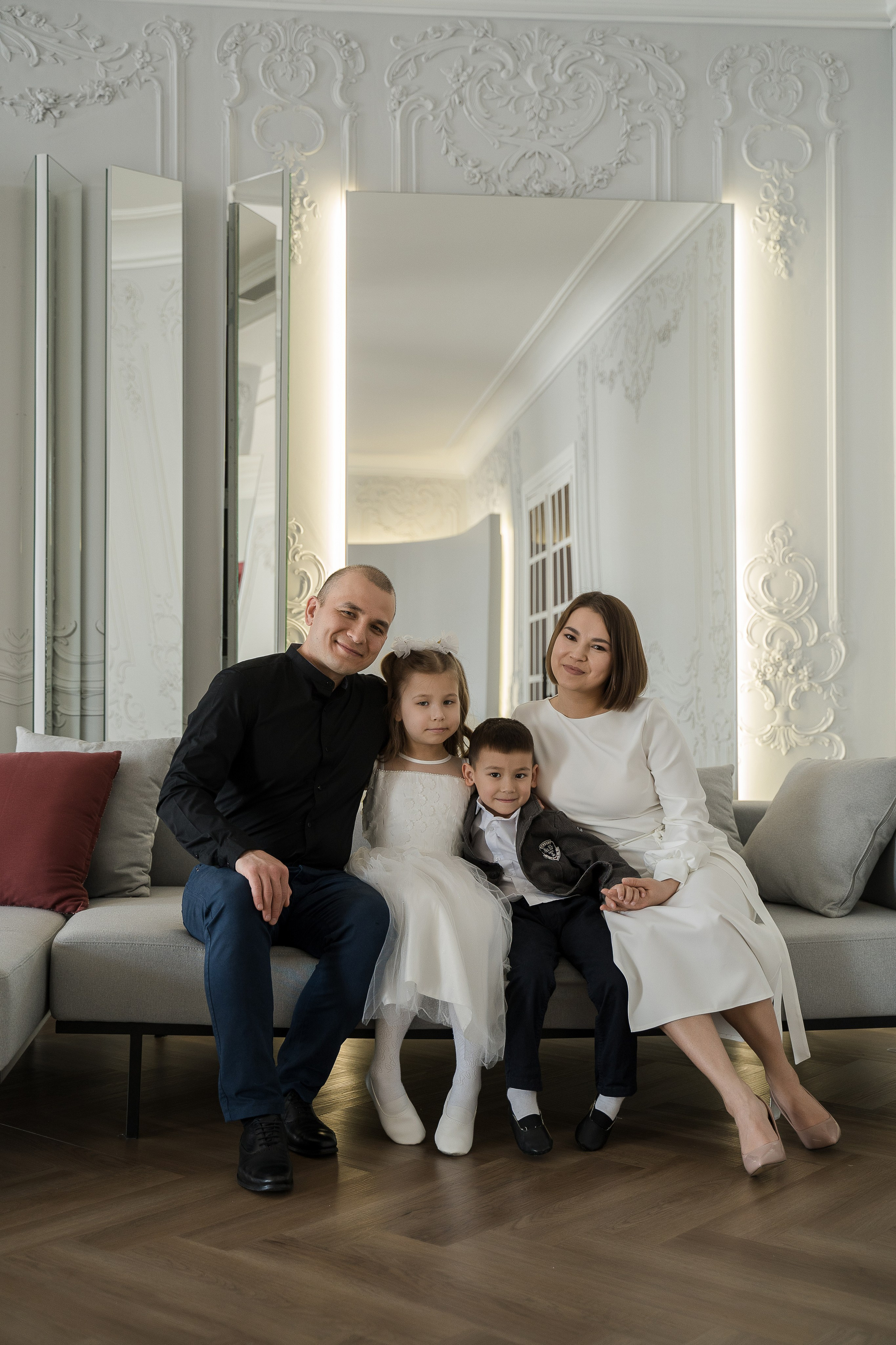 Парадный семейный портрет. Свадебный и семейный фотограф в Пушкине и Санкт-Петербурге Мария Филиппова