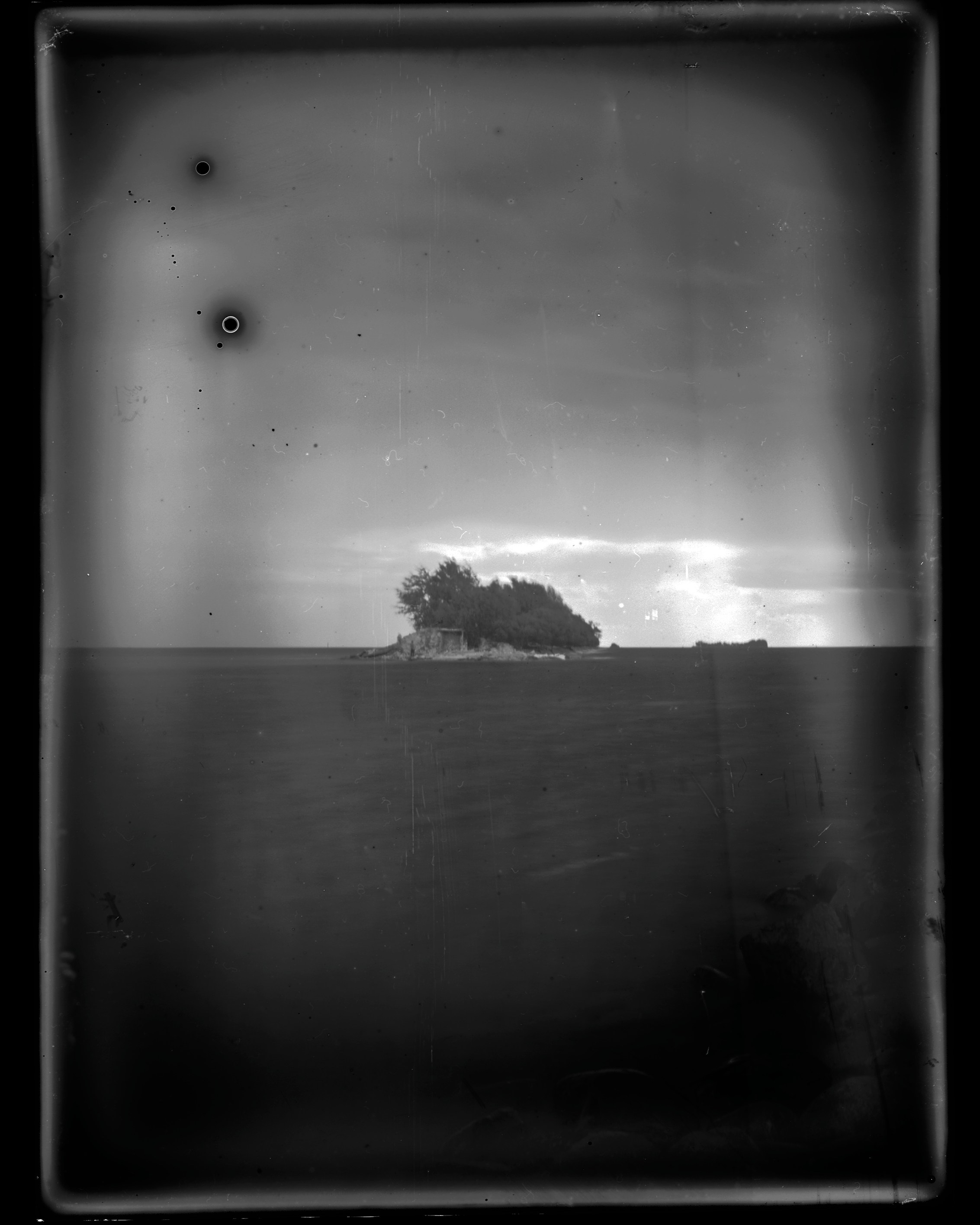 Glass plates. Darkroom aesthetics