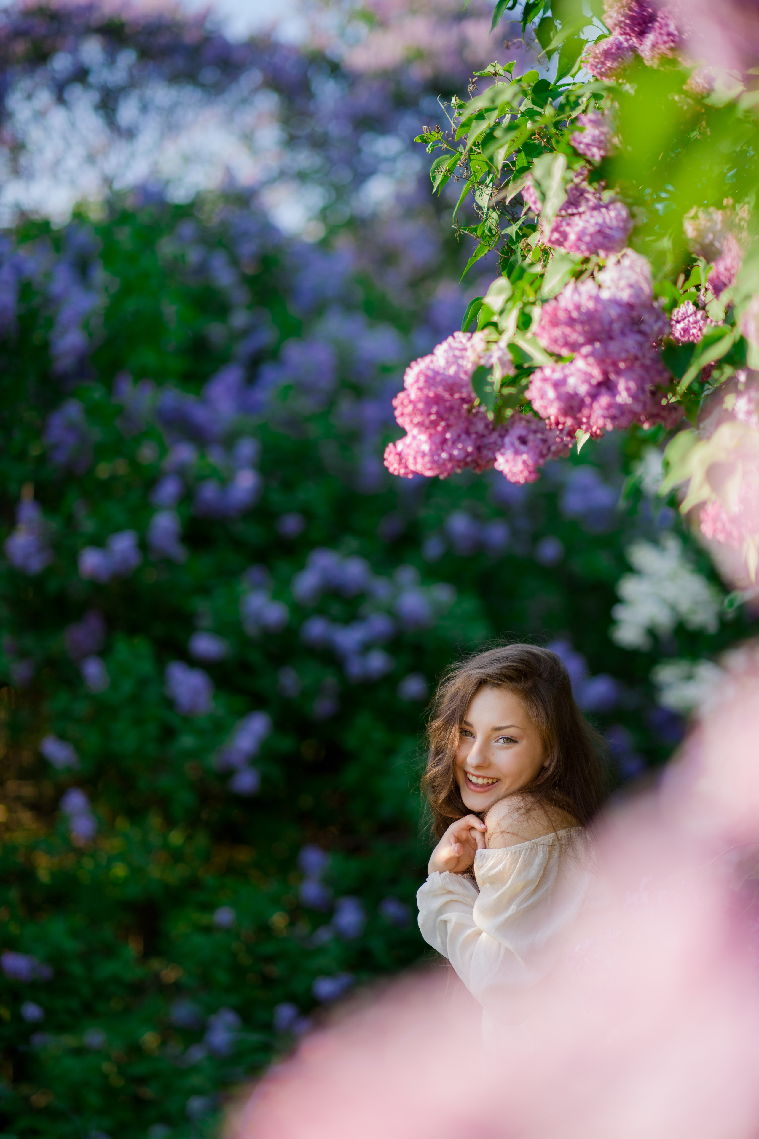 Фотосессия в сиреневом саду. Главная