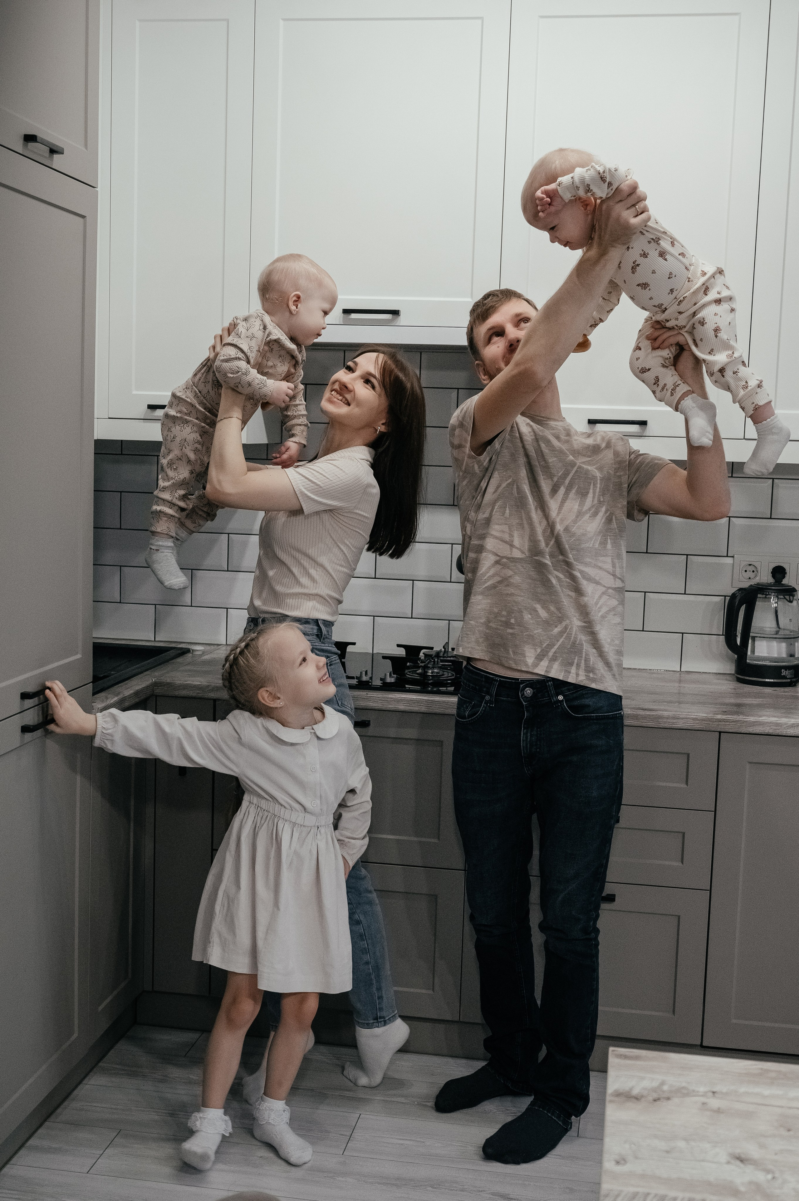 Семья Небольсины. Фотограф Мария Строгонова