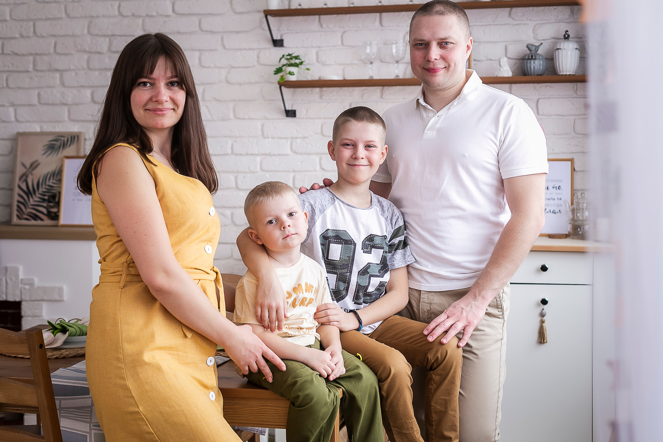 Семья Зелениных. Семейный и репортажный фотограф в Череповце Оля Ланец