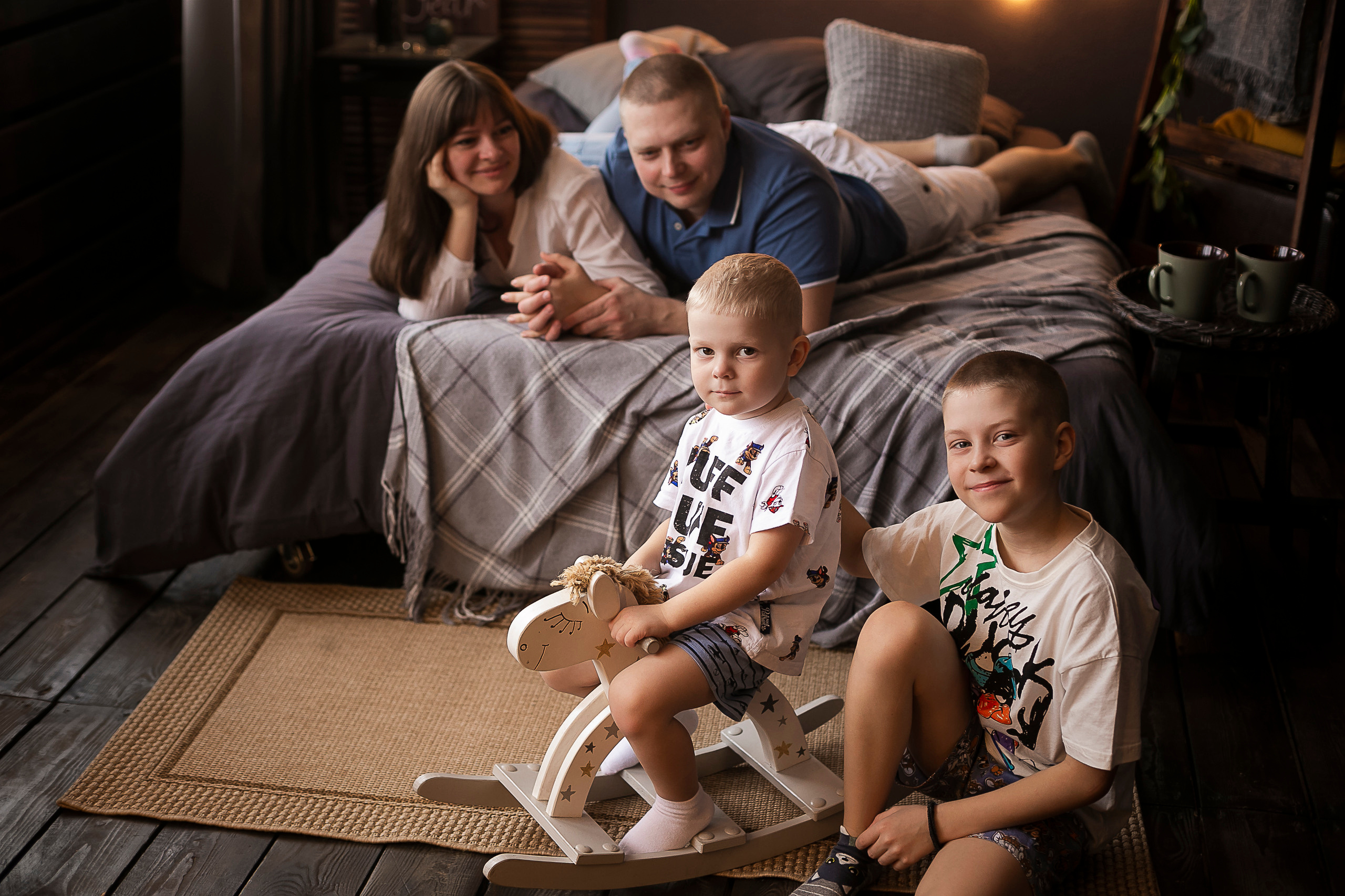 Семья Зелениных. Семейный и репортажный фотограф в Череповце Оля Ланец