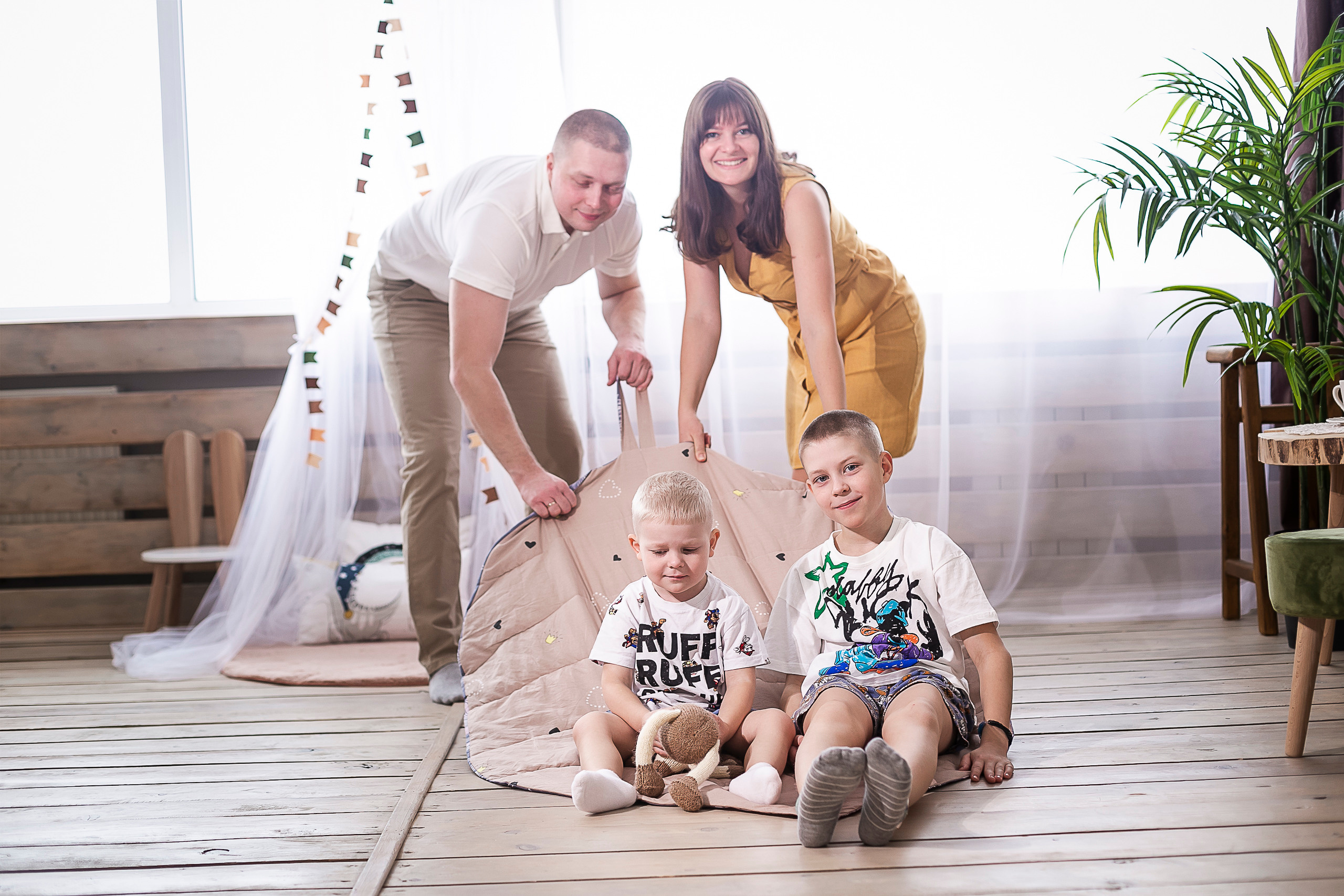Семья Зелениных. Семейный и репортажный фотограф в Череповце Оля Ланец