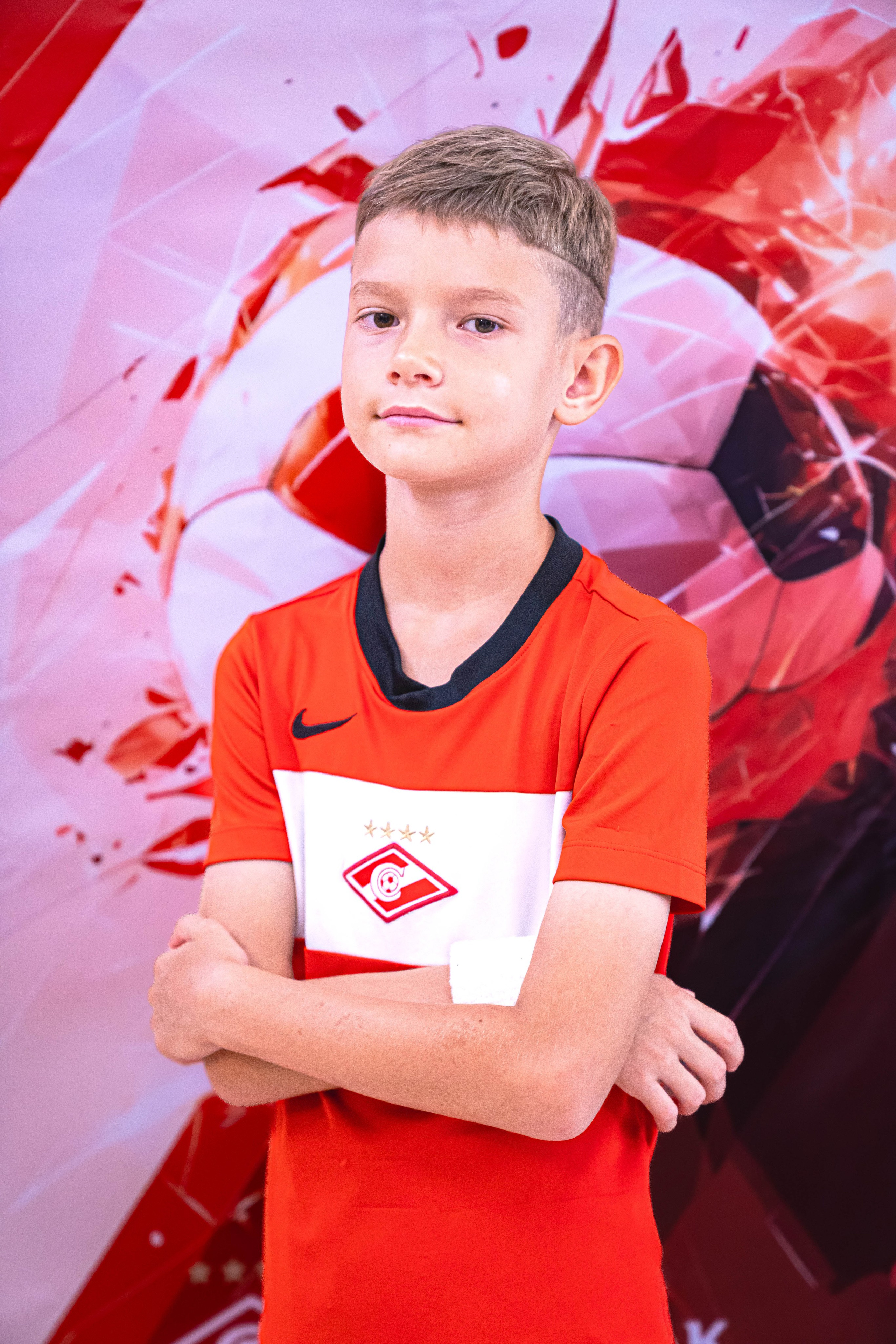 Портреты футболистов Спартак Юниор. Фото и видео съёмка на заказ. VAU Studia. Москва