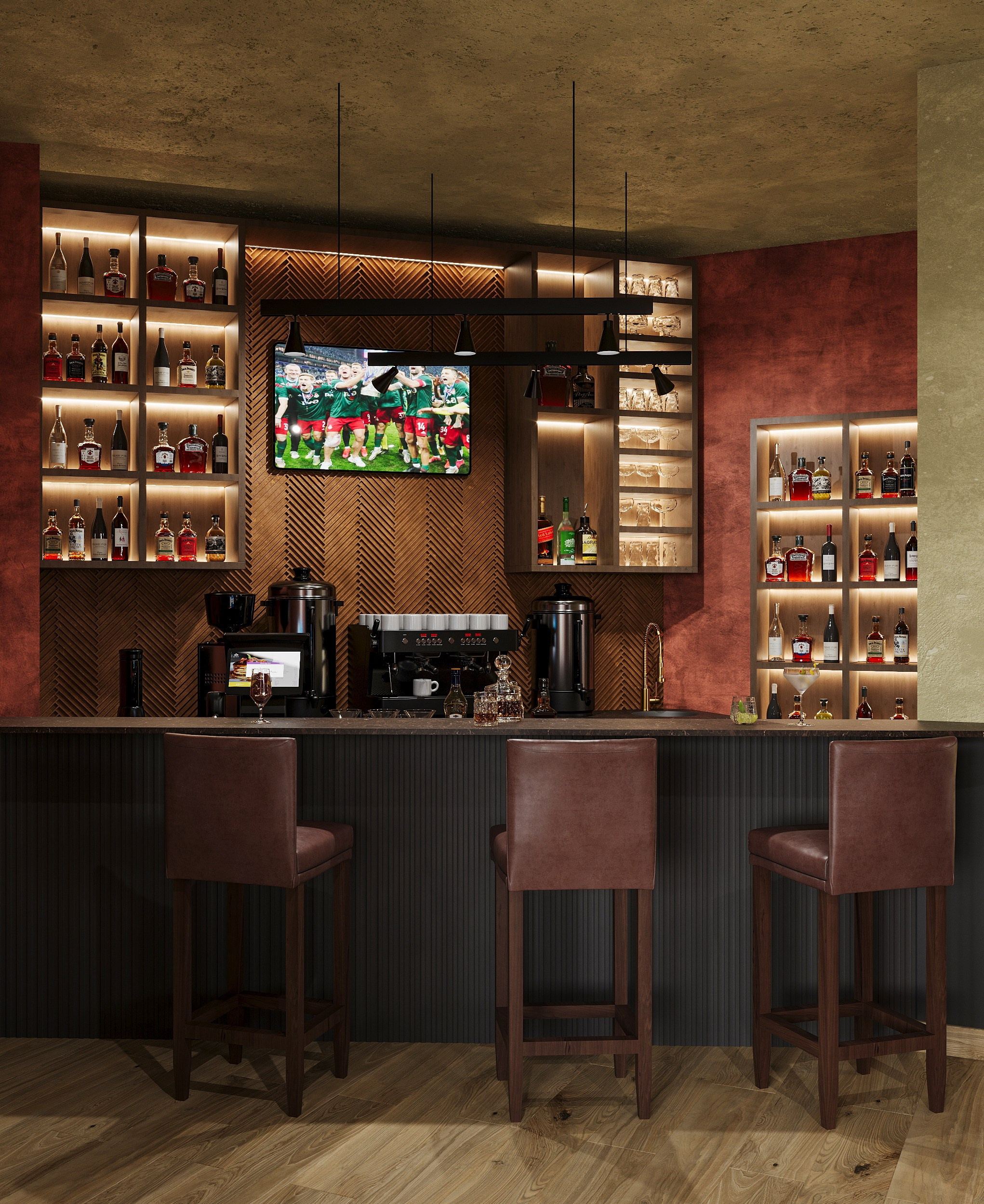 Alba del Mare | Альба-дель-Маре. Dissirra — Визуализация интерьеров