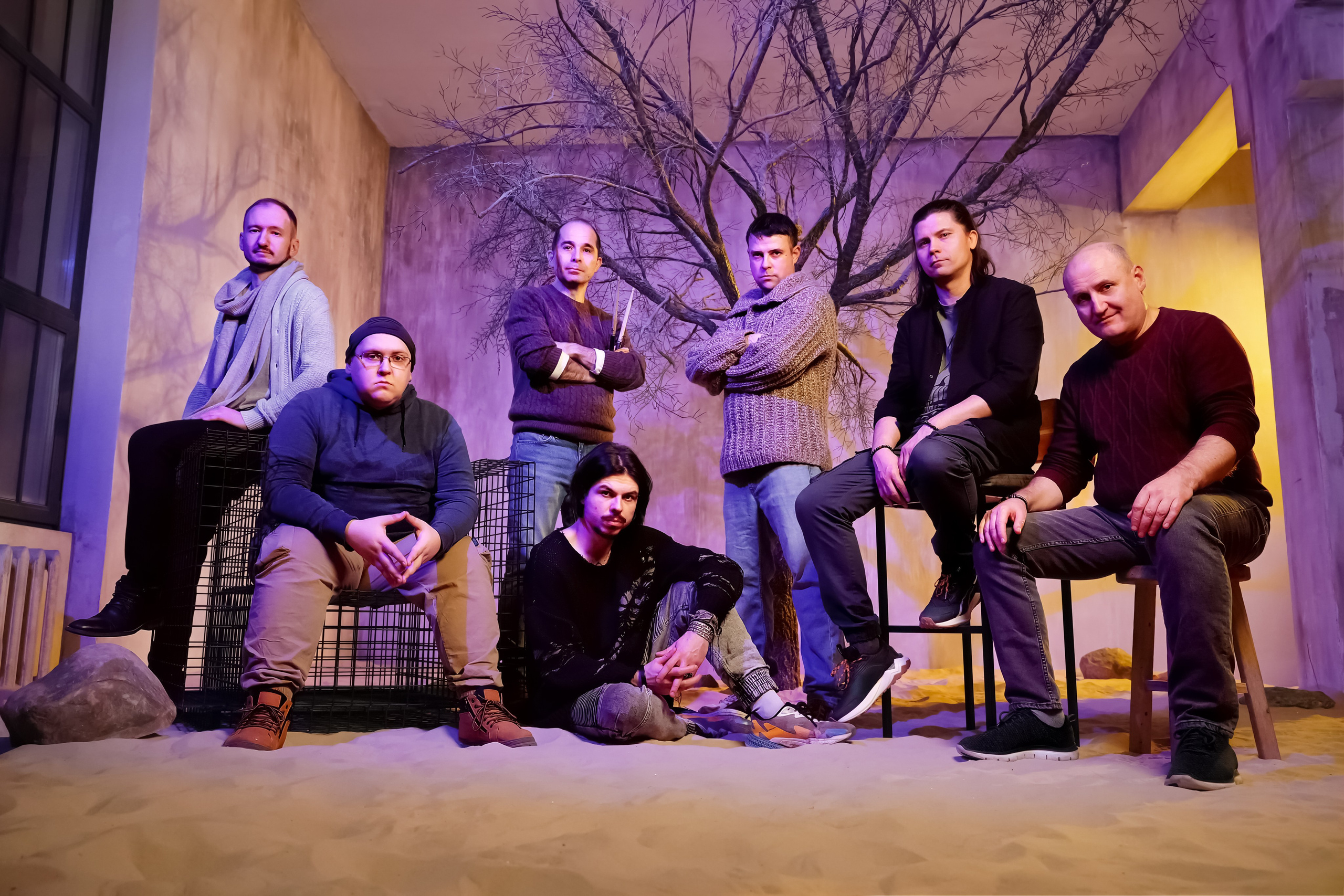 Съёмка для рок — группы. Часть 2. Фотограф Ольга Чувалдина Москва