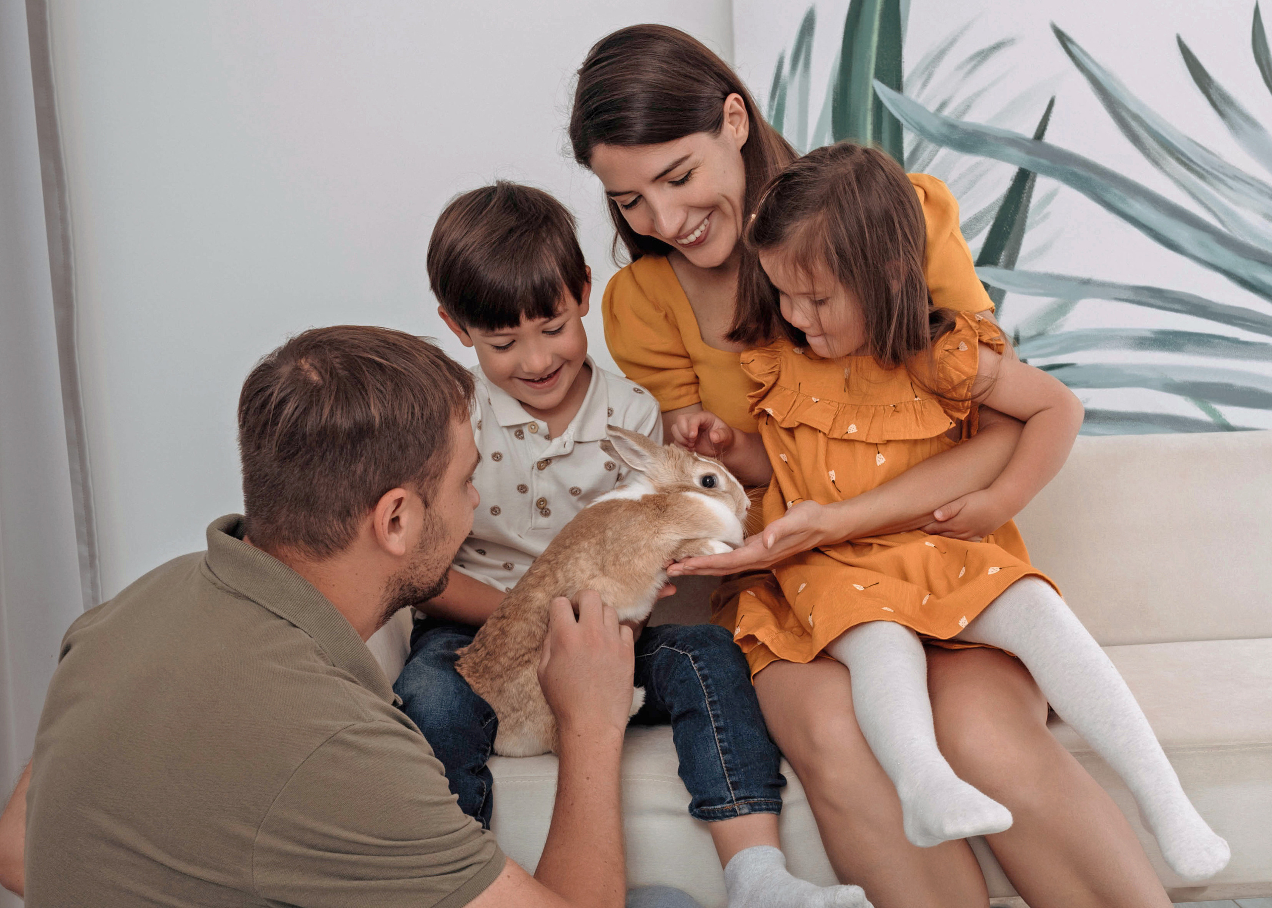 Фотодень с кроликом Миша и Вика. Фотограф