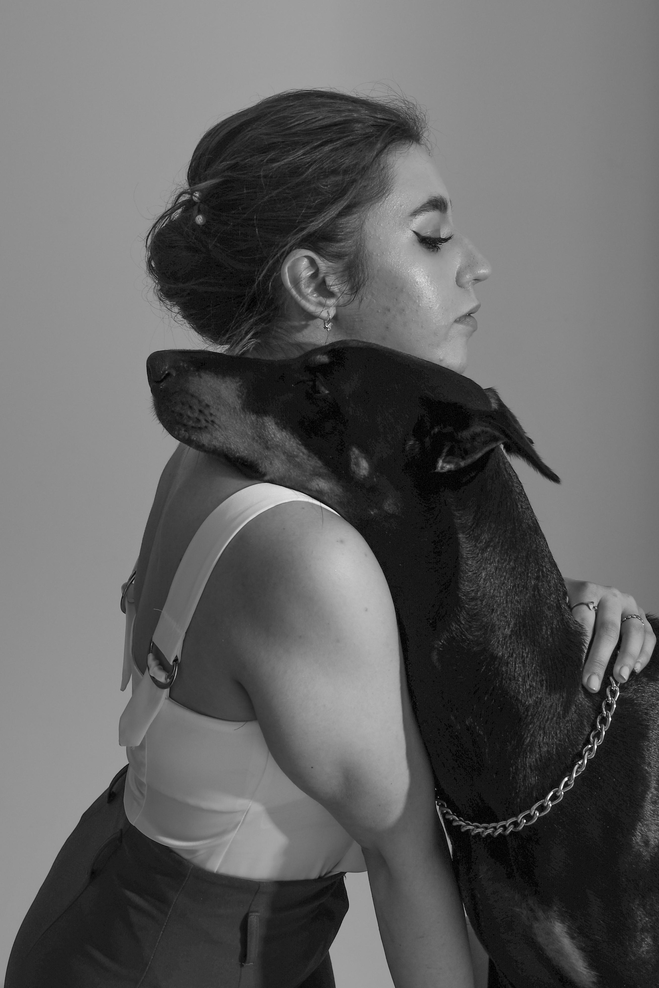 Съемка с доберманом. Фотограф