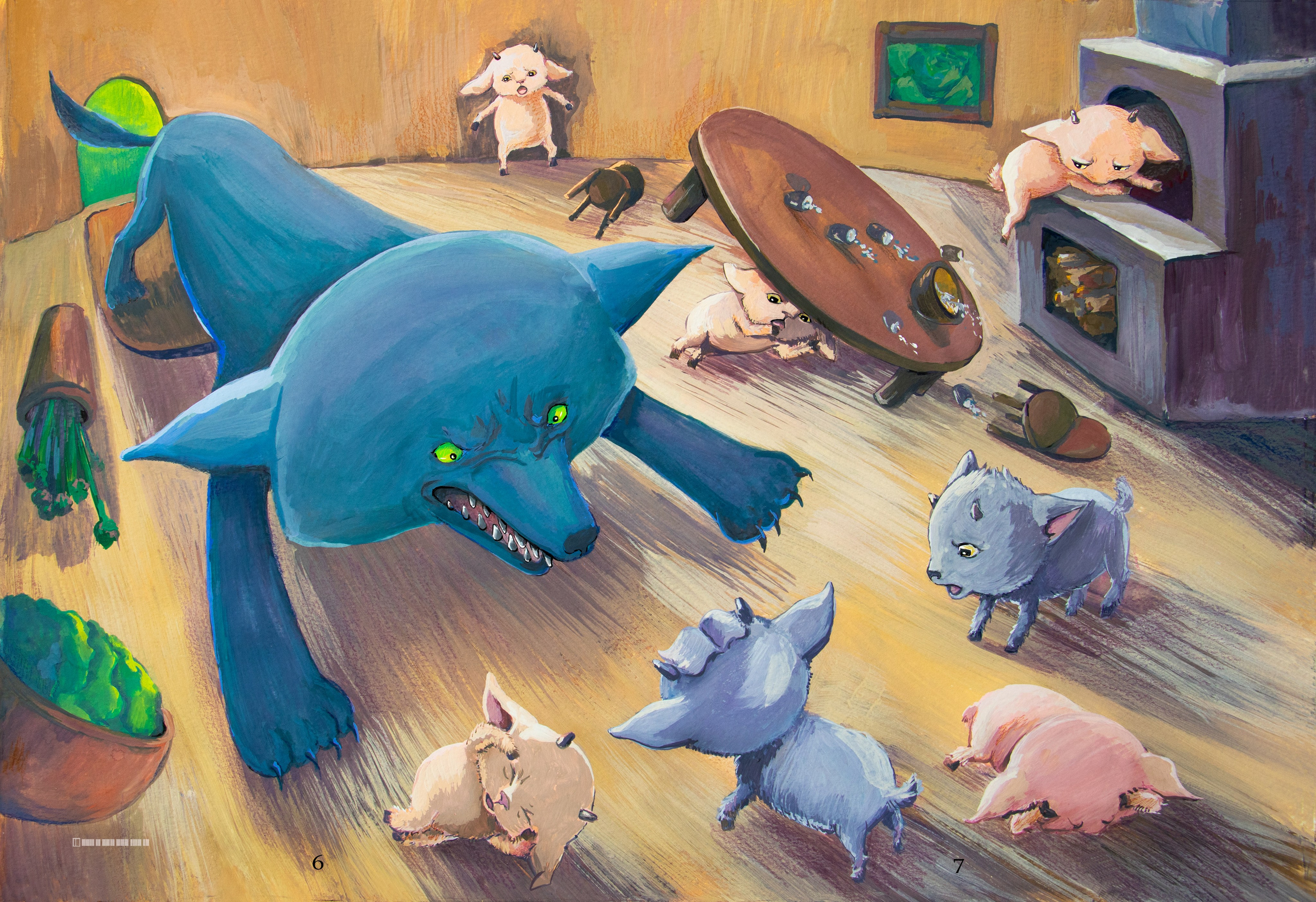 Книжная иллюстрация. Художник, иллюстратор и комиксист Азизова Елена