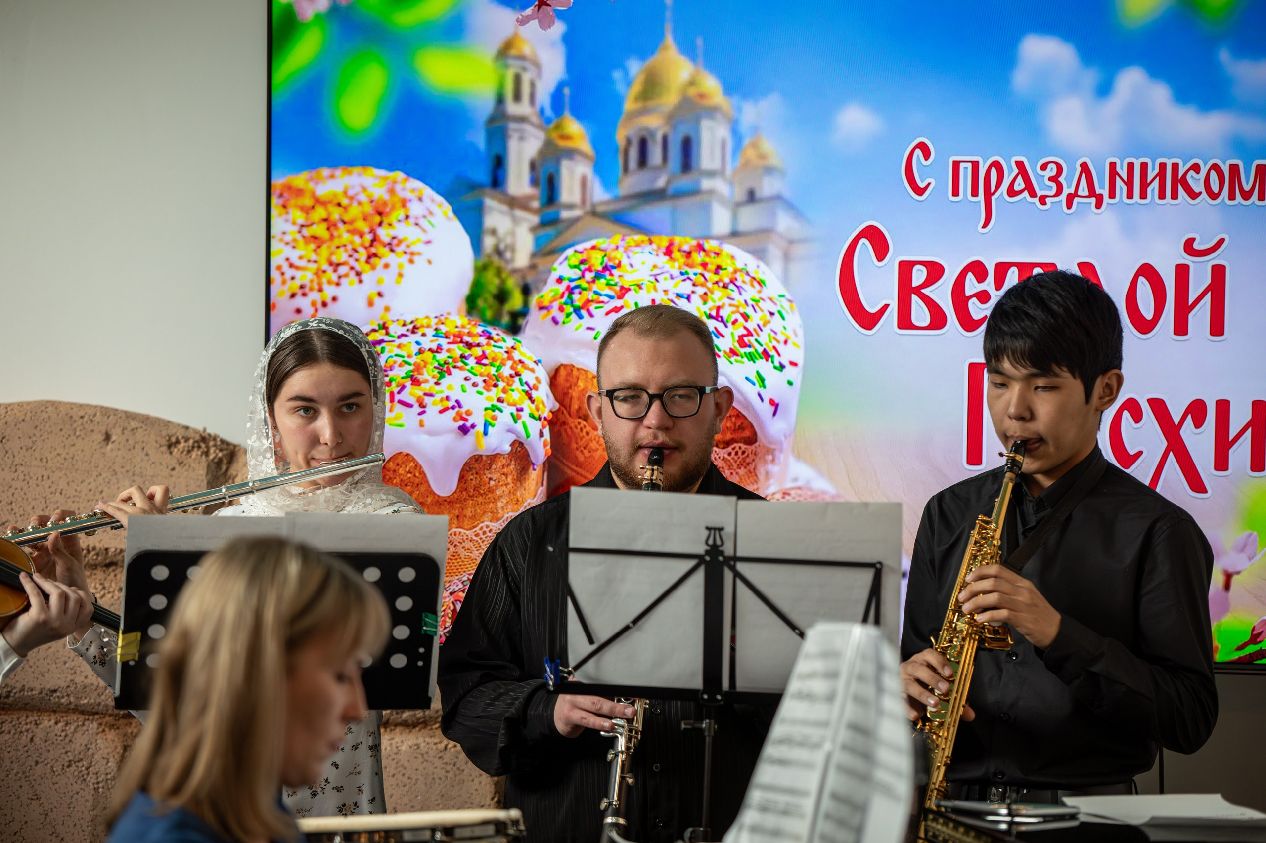 Пасхальный концерт Воскресная школа 2025. Фотограф Таинств Крещение и Венчания г. Магадан Власова Ульяна