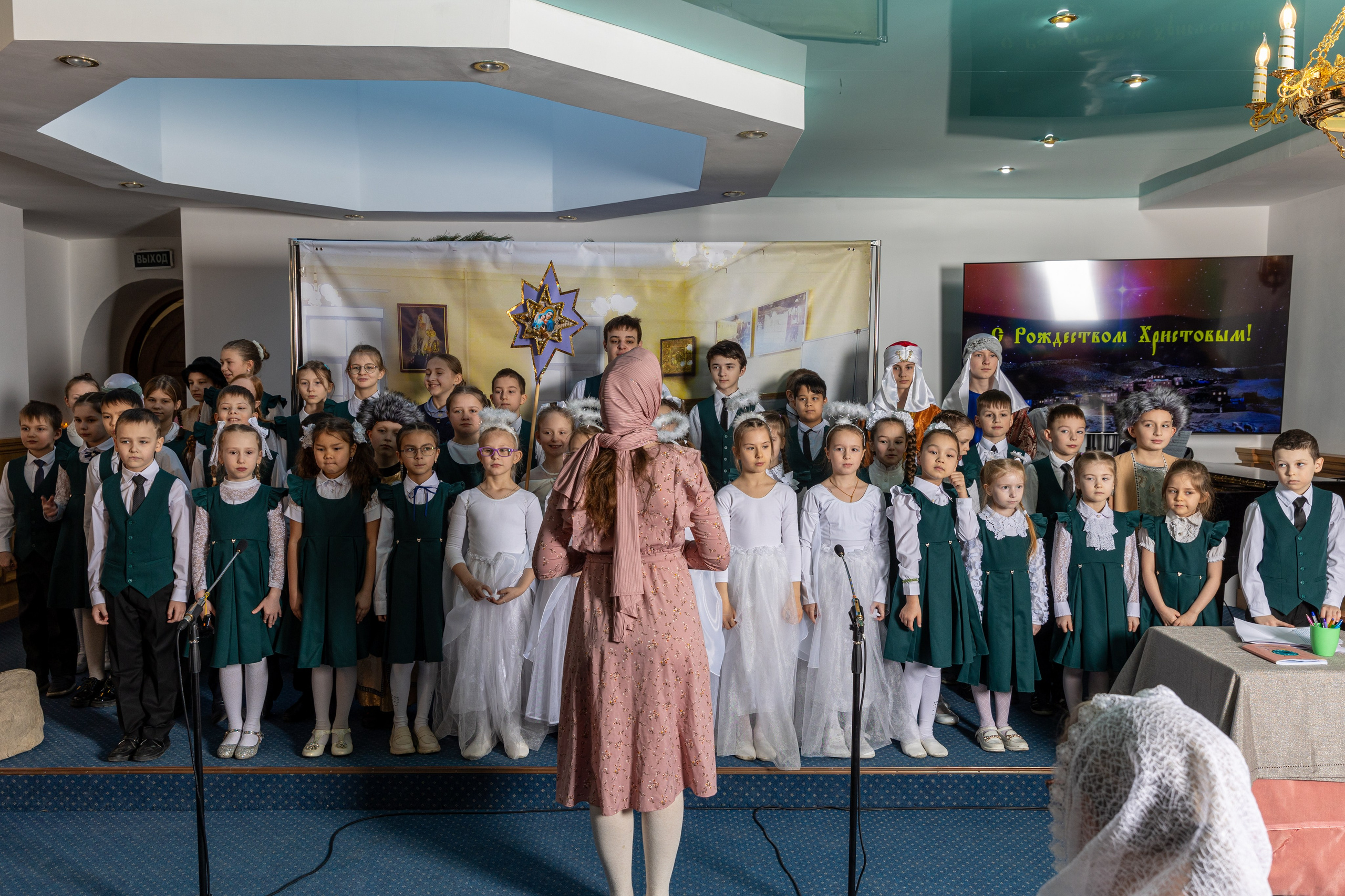 Рождество Воскресная школа 2025. Фотограф Таинств Крещение и Венчания г. Магадан Власова Ульяна