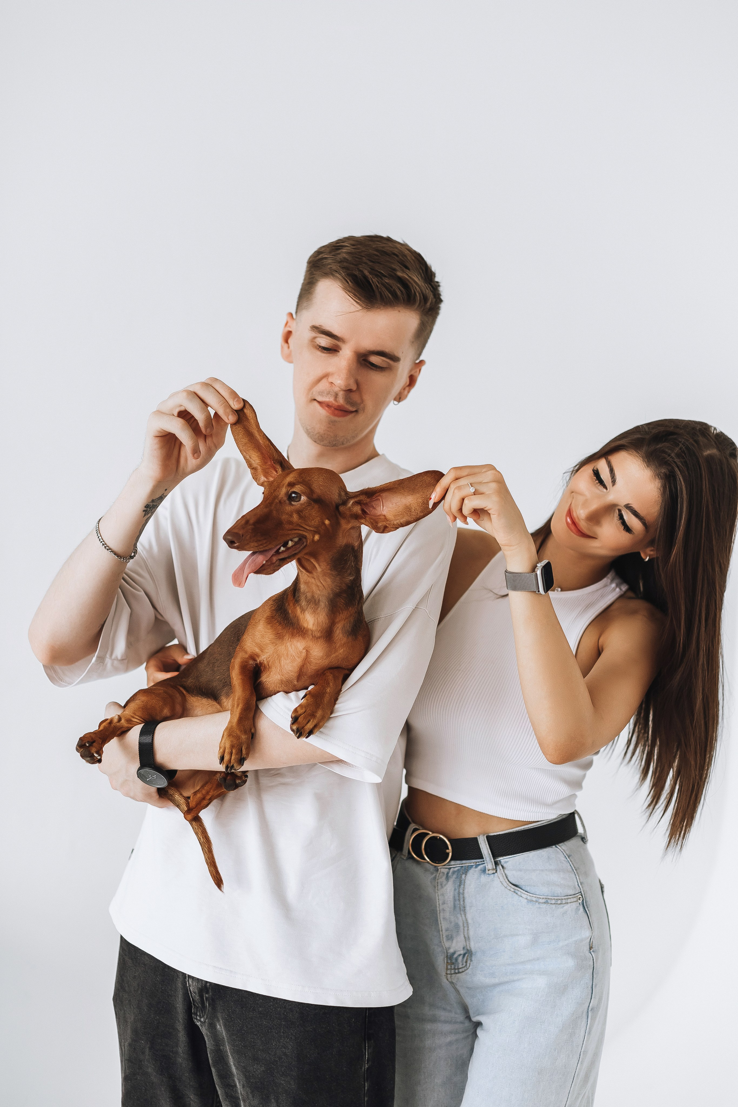 Анна и Валентин + Чапа. Портретный и семейный фотограф в Минске