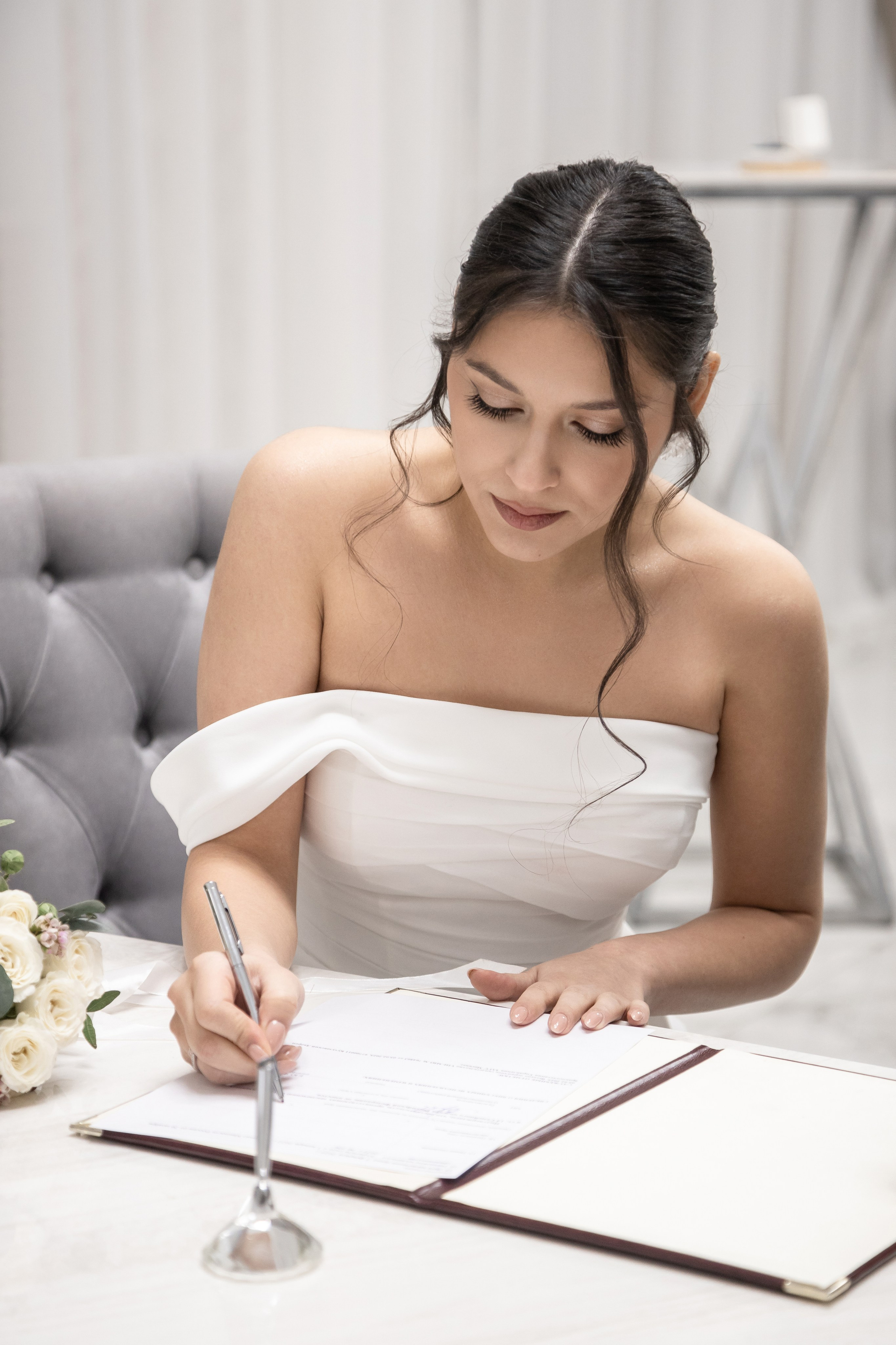 Кутузовский дворец бракосочетания, регистрация брака в Москве, фотограф Гладков