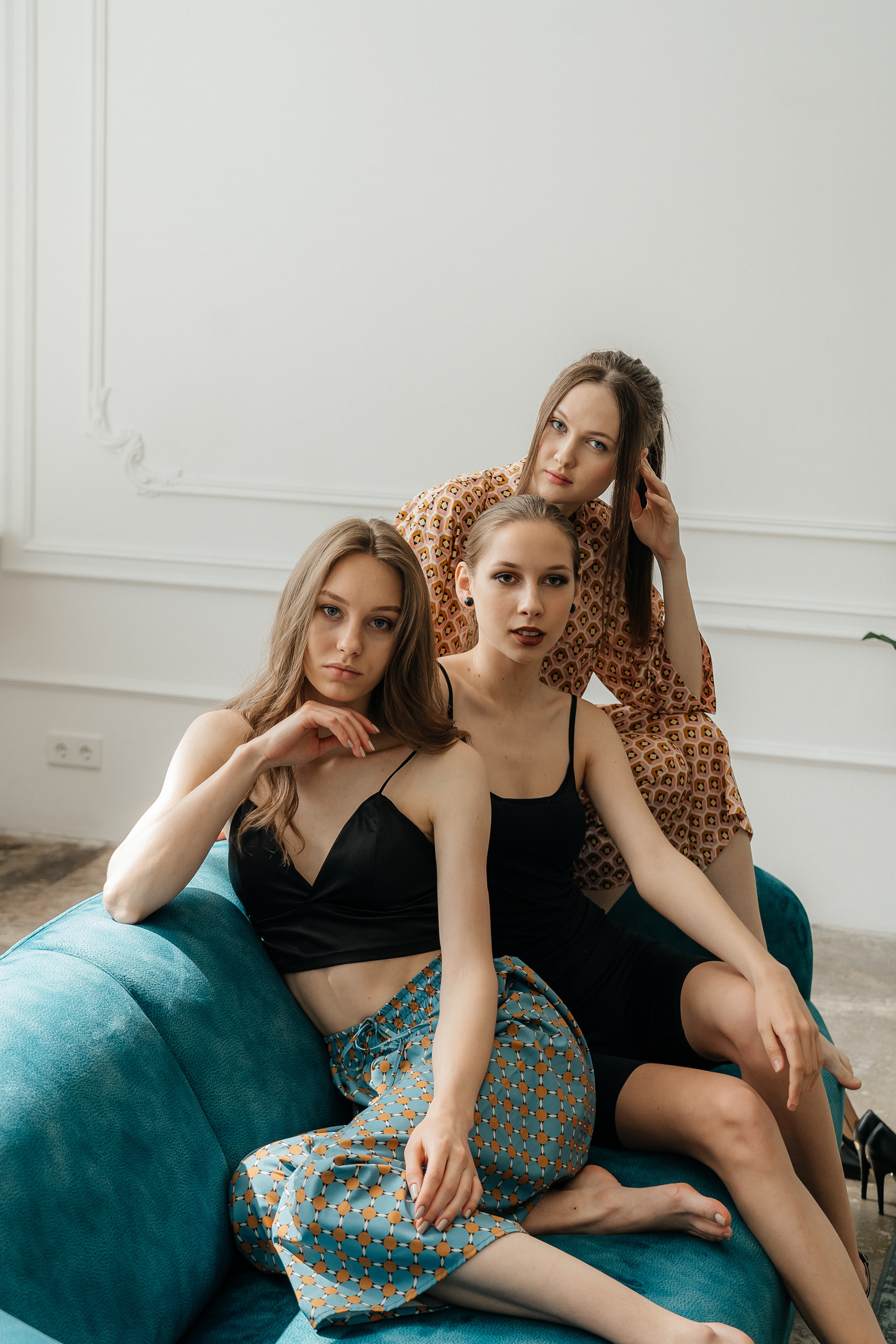 Девчонки в студии. Ольга Плаксина фотограф в Саратове