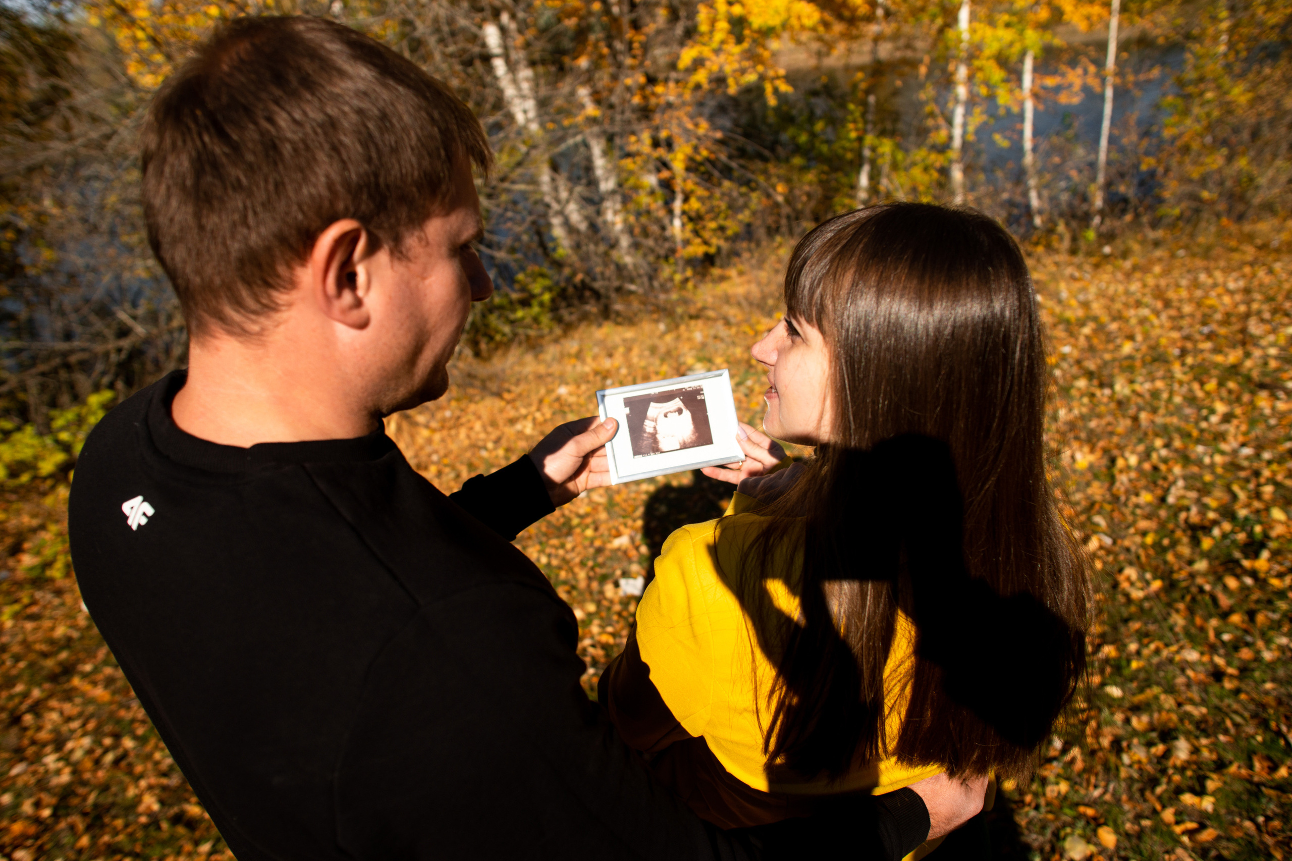 Алина с мужем /беременность/ осень 2021. Ольга Плаксина фотограф в Саратове