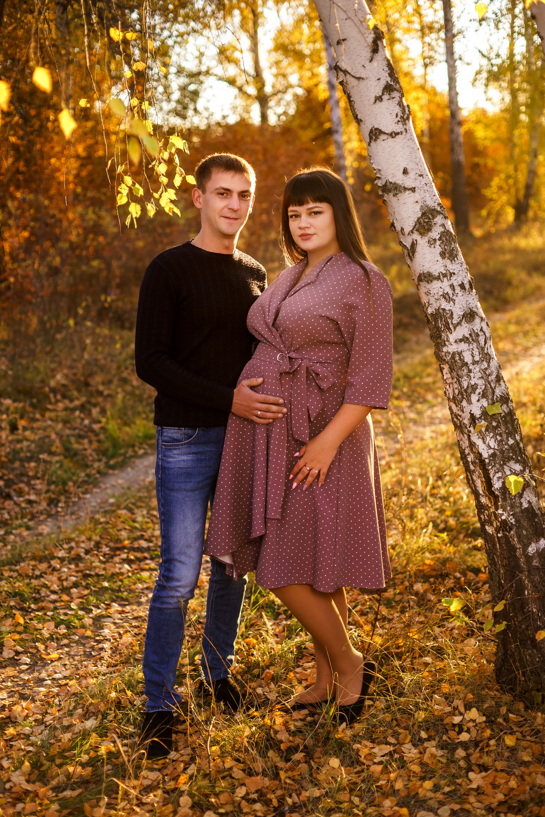 Алена и Роман / беменность/ осень 2021. Ольга Плаксина фотограф в Саратове