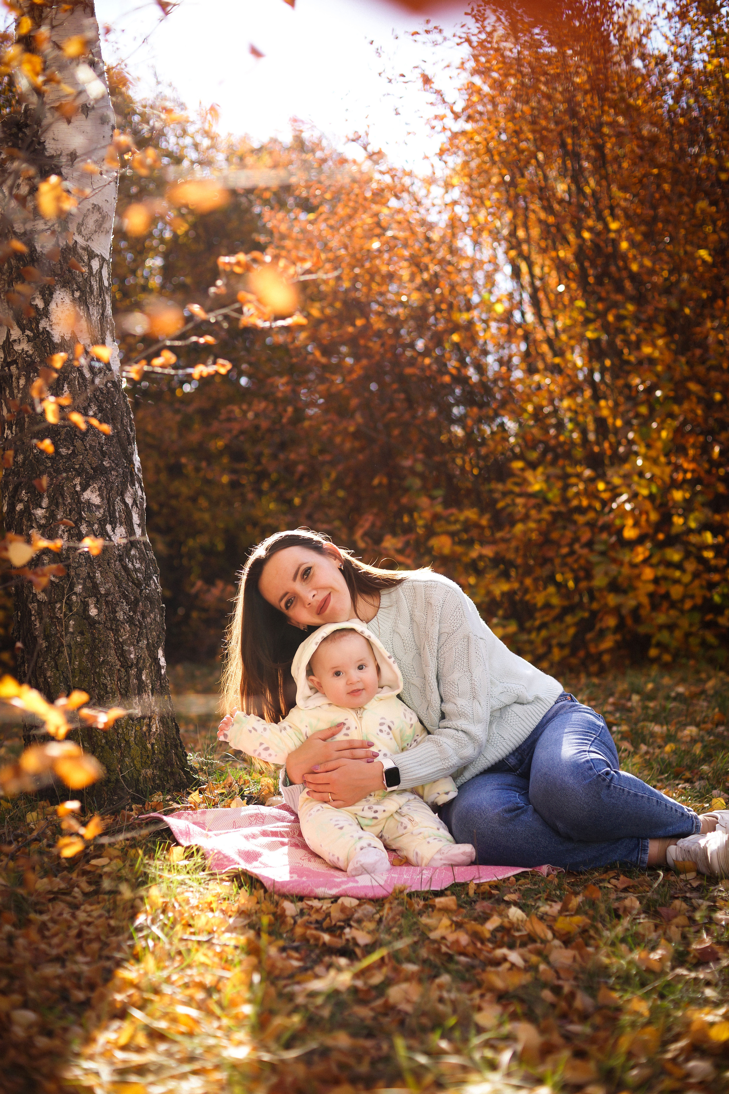 Алена с мамой Таней и Доченькой. Ольга Плаксина фотограф в Саратове