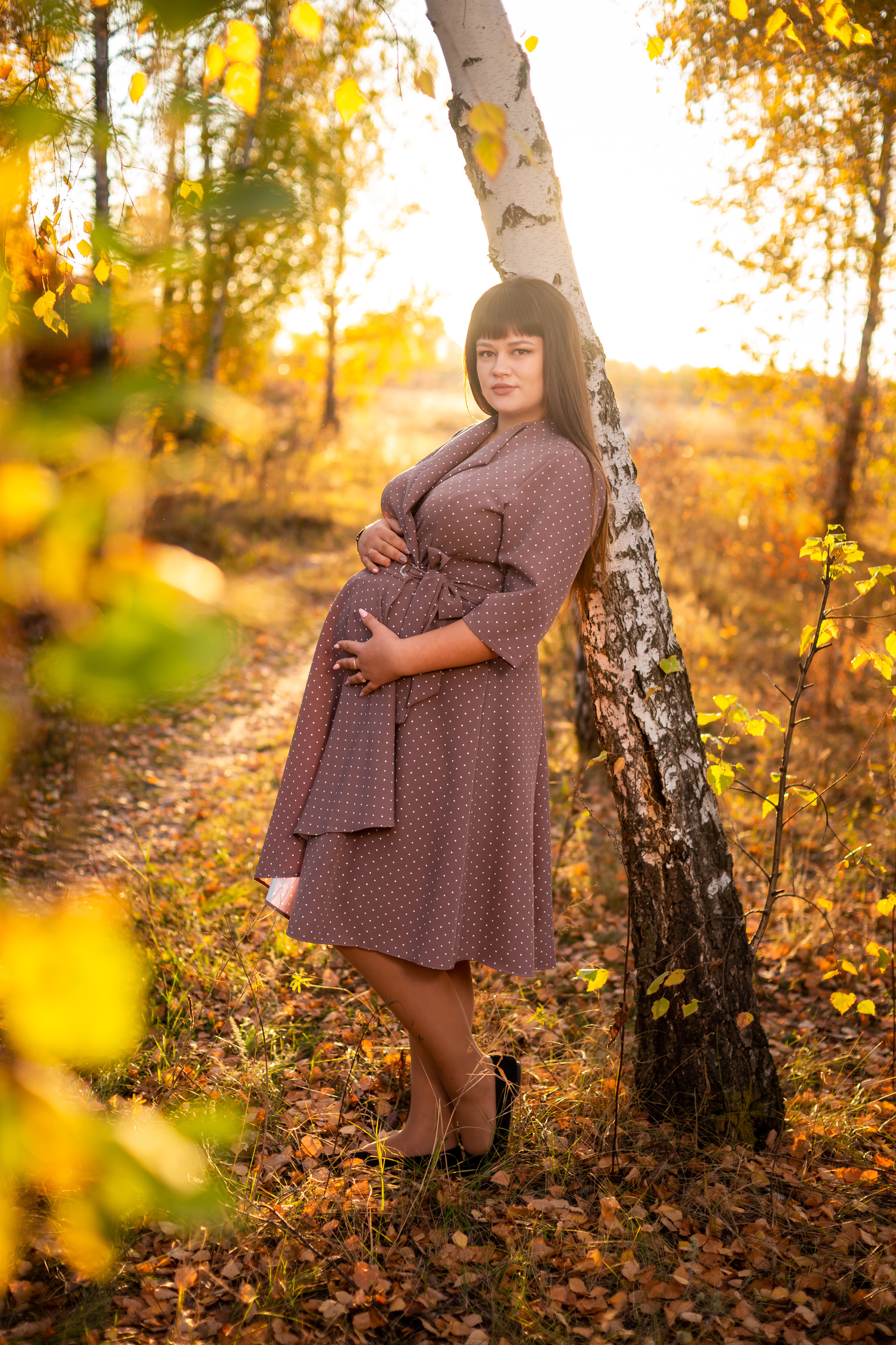 Алена и Роман / беменность/ осень 2021. Ольга Плаксина фотограф в Саратове