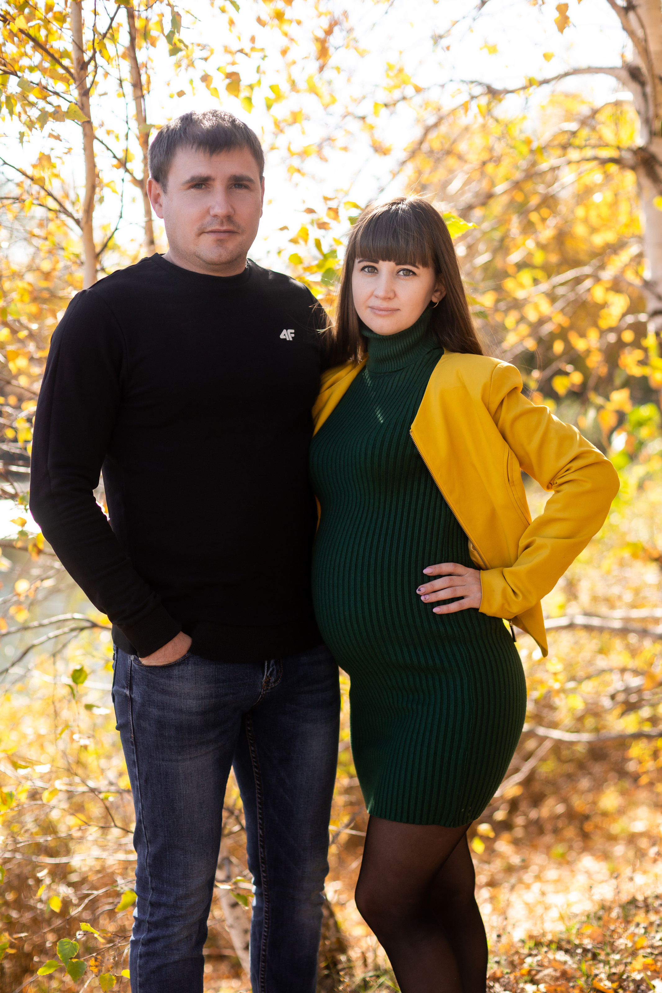 Алина с мужем /беременность/ осень 2021. Ольга Плаксина фотограф в Саратове