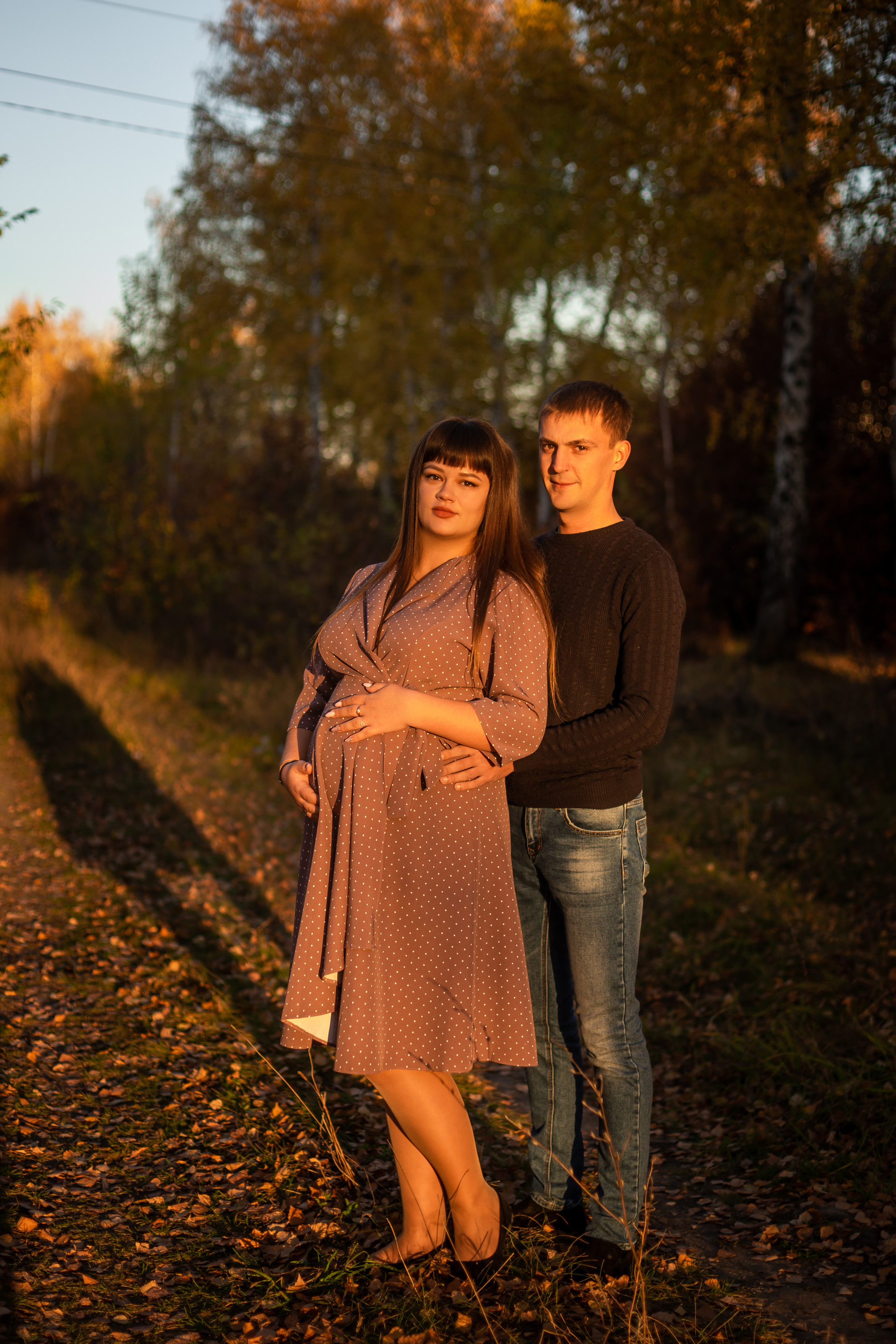 Алена и Роман / беменность/ осень 2021. Ольга Плаксина фотограф в Саратове