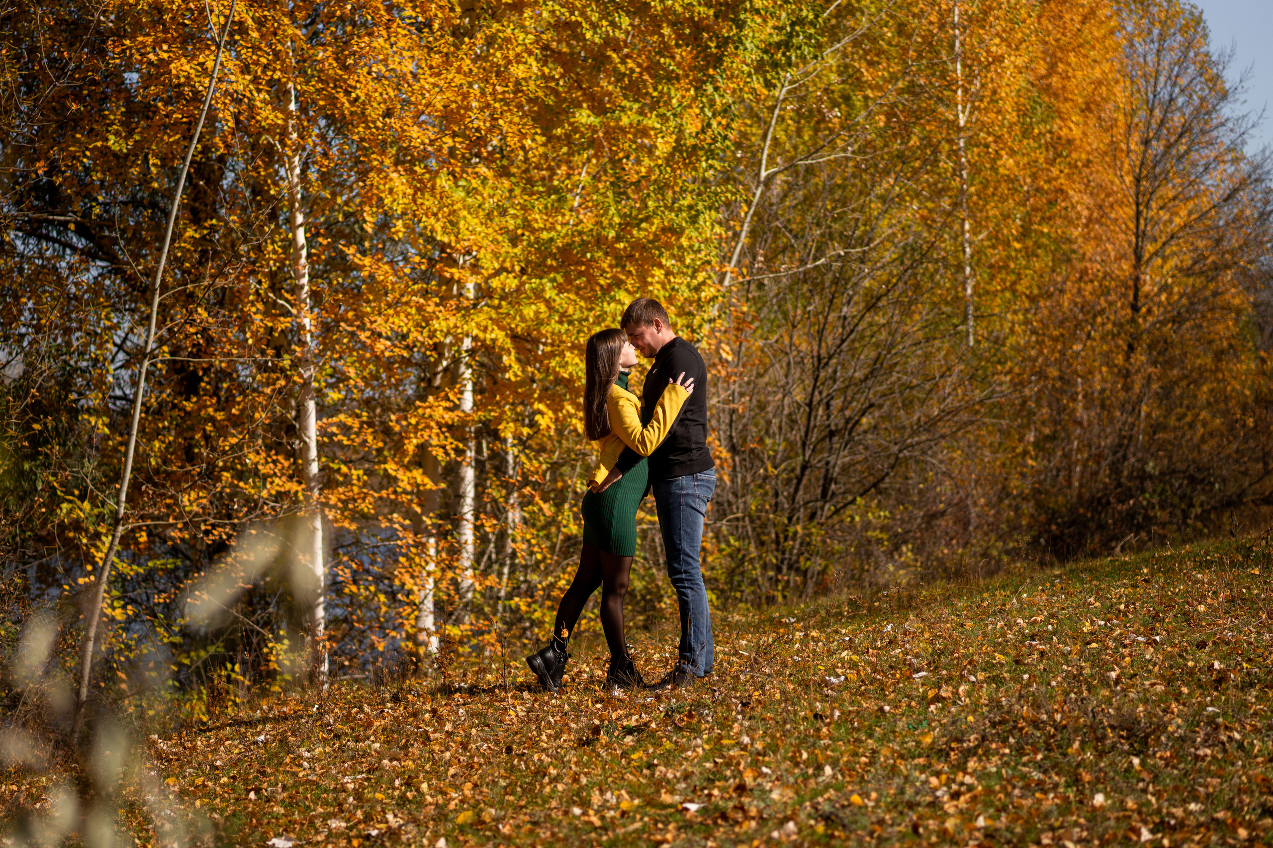 Алина с мужем /беременность/ осень 2021. Ольга Плаксина фотограф в Саратове