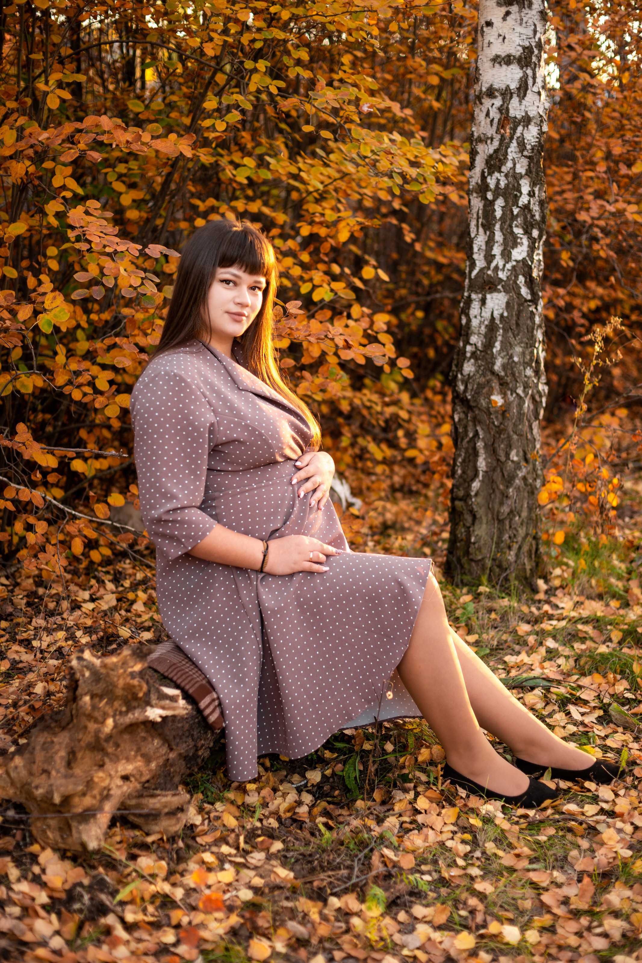 Алена и Роман / беменность/ осень 2021. Ольга Плаксина фотограф в Саратове