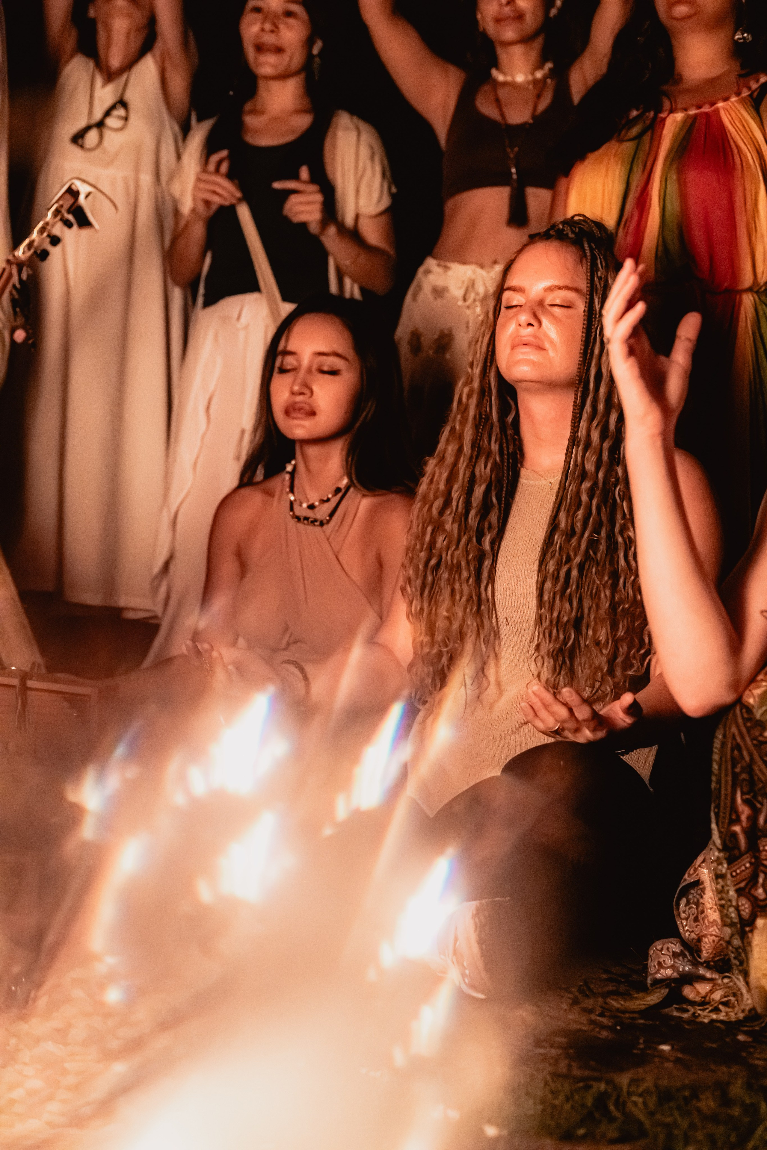 Cacao ceremony Full moon jan w Juan. Mariam Bagdasaryan