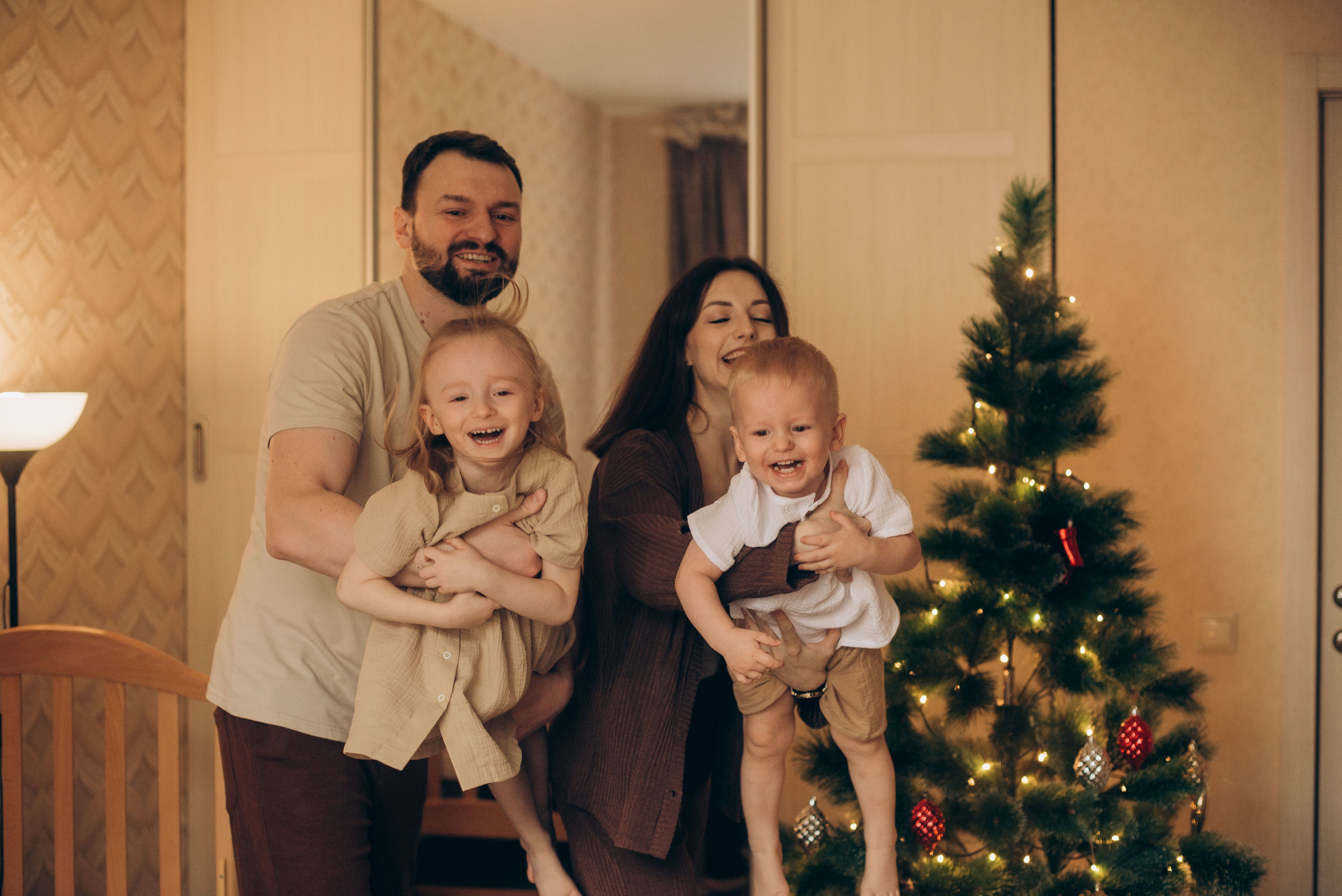 Домашние новогодние истории. Семейный фотограф в Домодедово и Москве Елена Пичугина
