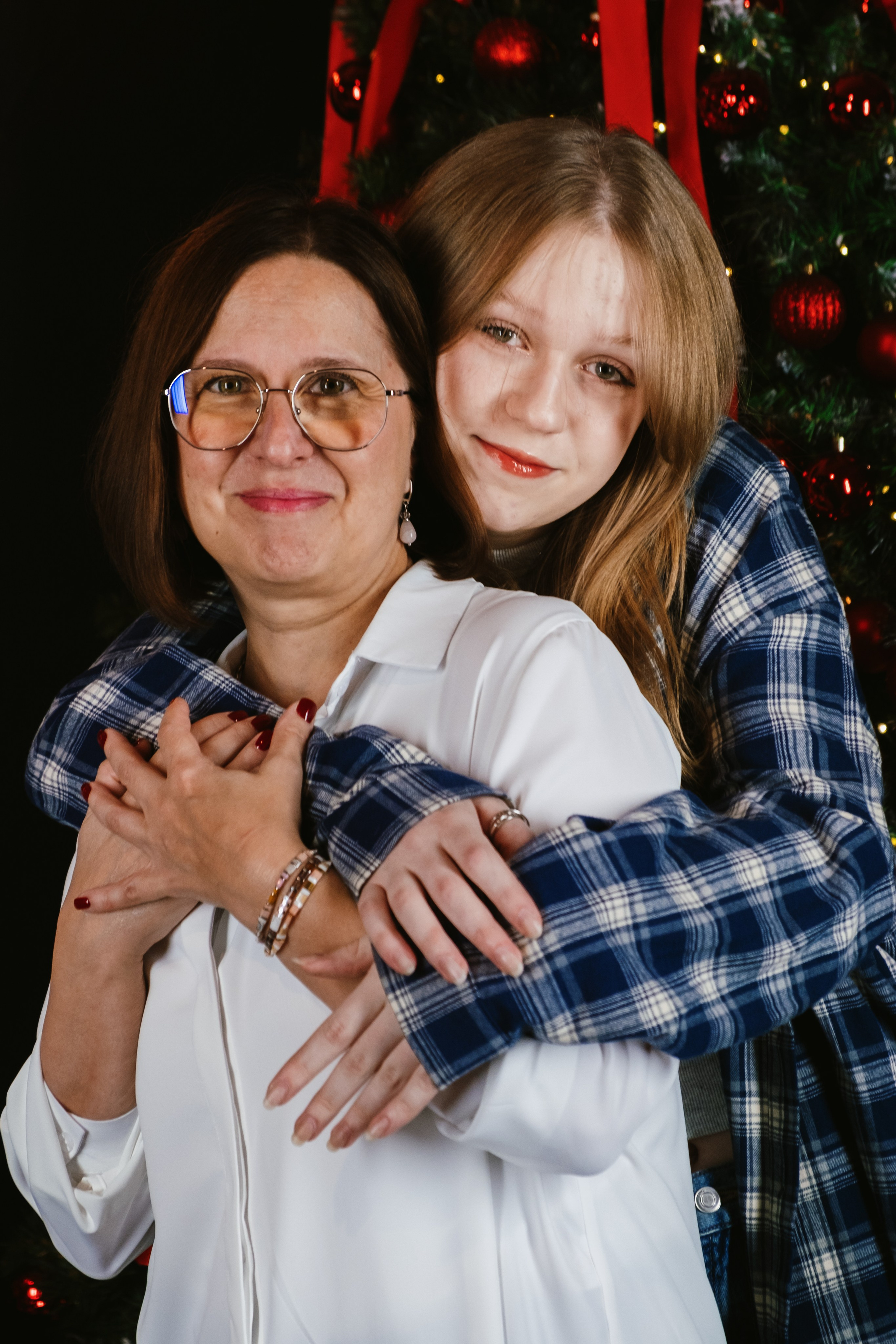 Предновогодняя семейная съёмка. Портретный и семейный фотограф в СПб Марья Туранова