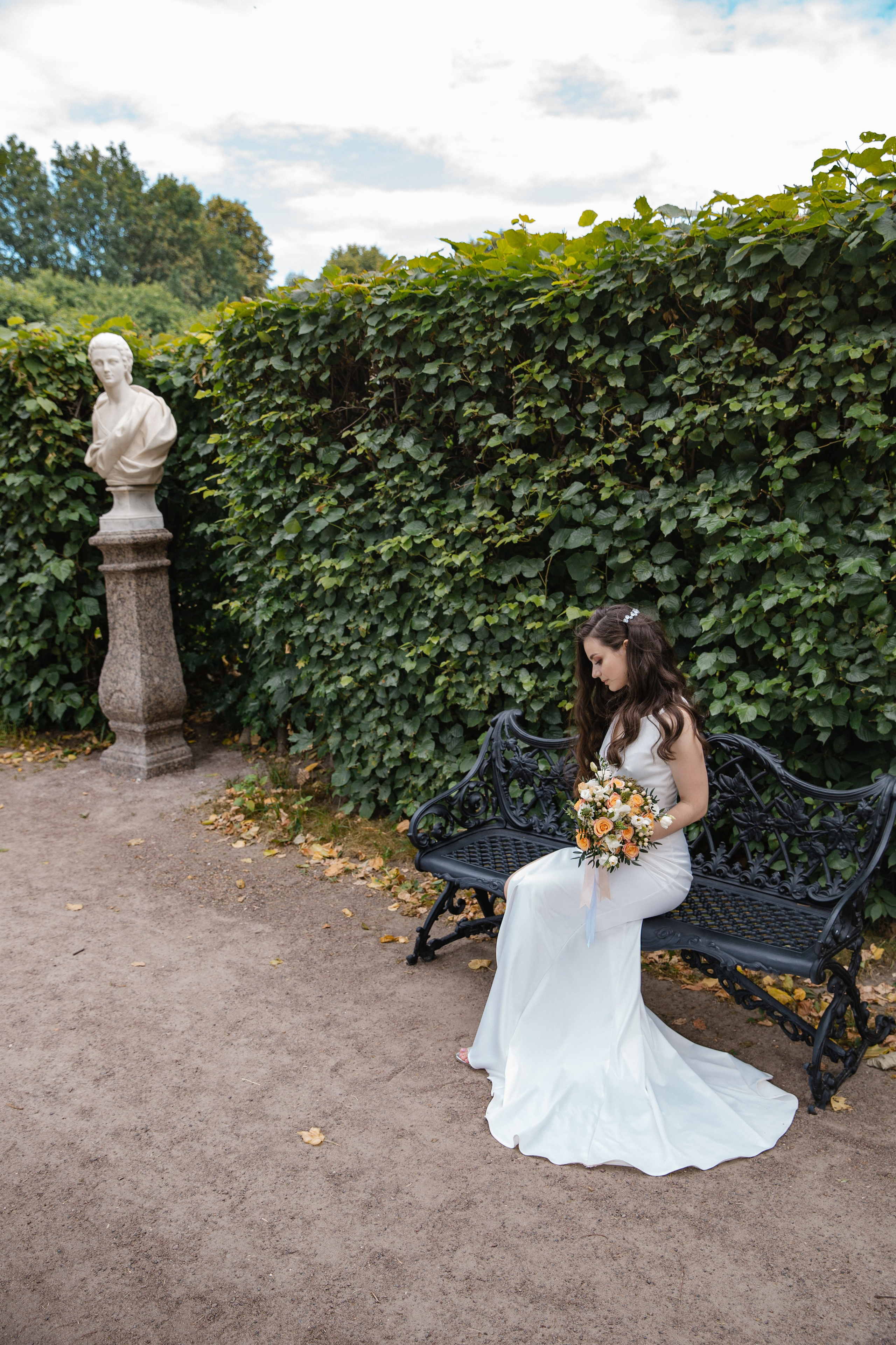 Свадебная фотосессия в усадьбе Кусково. Фотограф и видеограф Анна Домашенко
