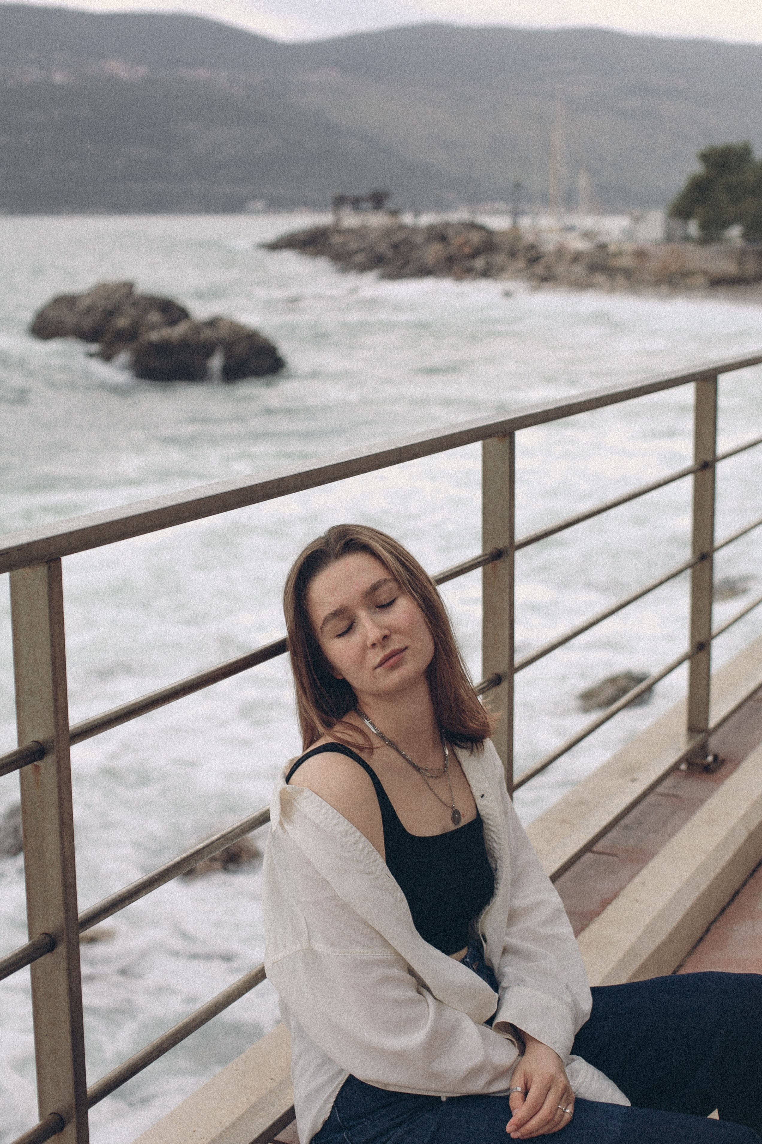 Женская фотосессия на море в Черногории. Семейный и свадебный фотограф в Черногории Татьяна Белякова