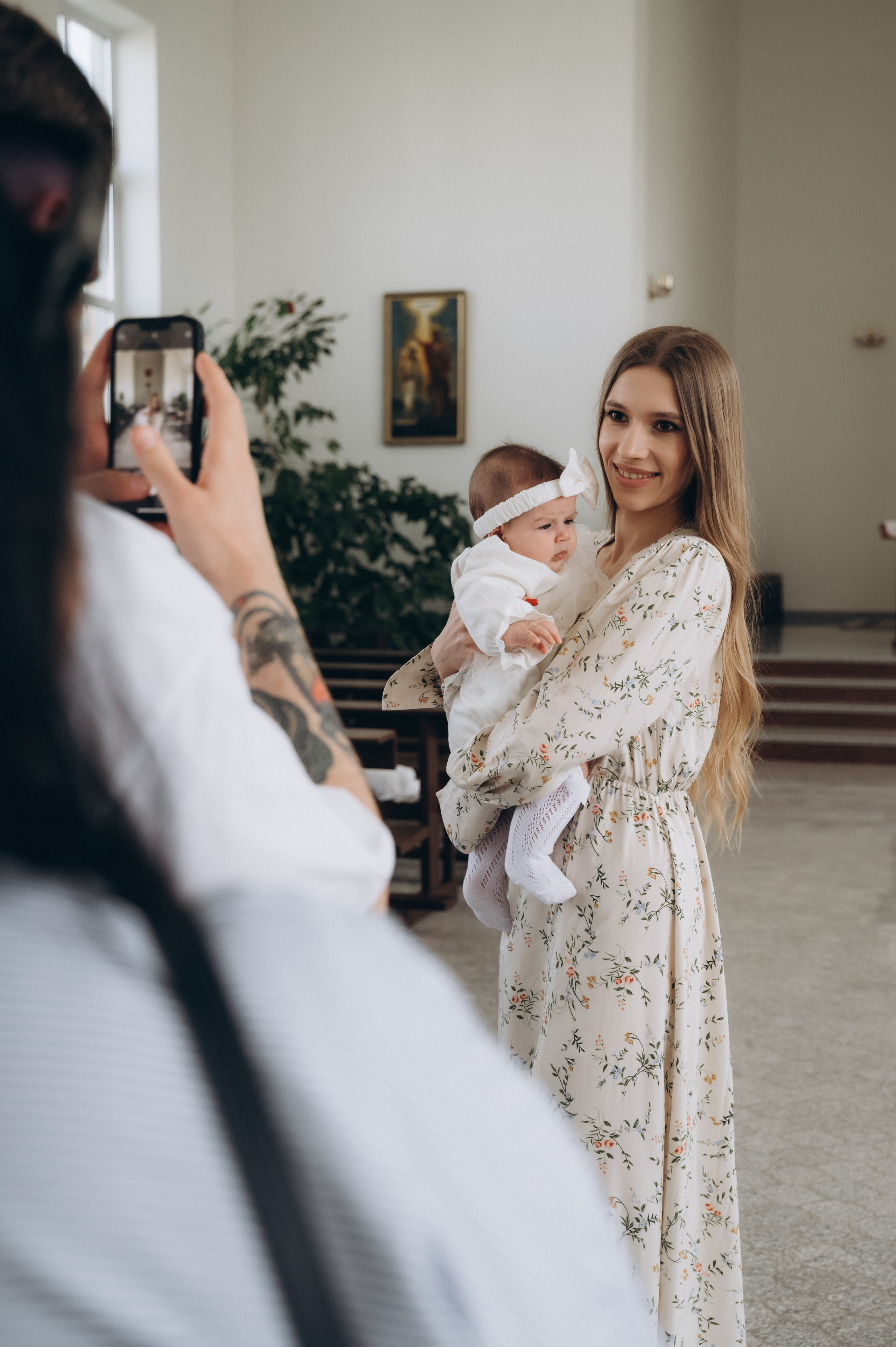 Крещение Леи (Костёл Святого Духа). Семейный фотограф в Минске Дарья Дреко